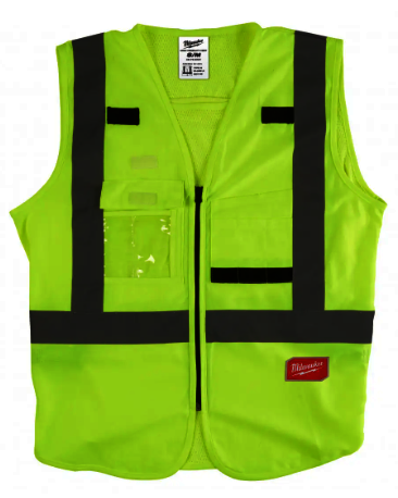 Gilet premium haute visibilté orange- 1 pc MILWAUKEE - 4932471899