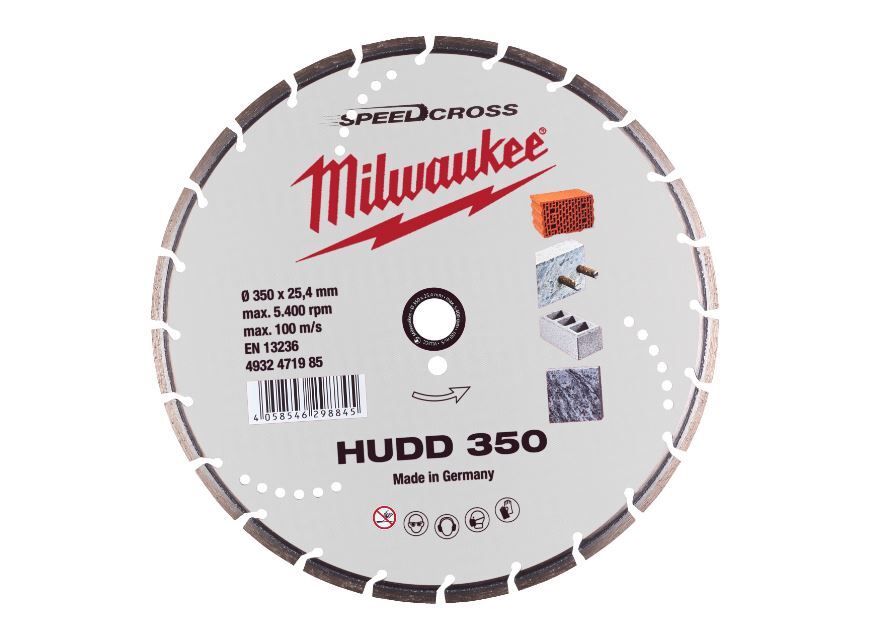 Disque diamant premium hudd 350 mm MILWAUKEE - 4932471985