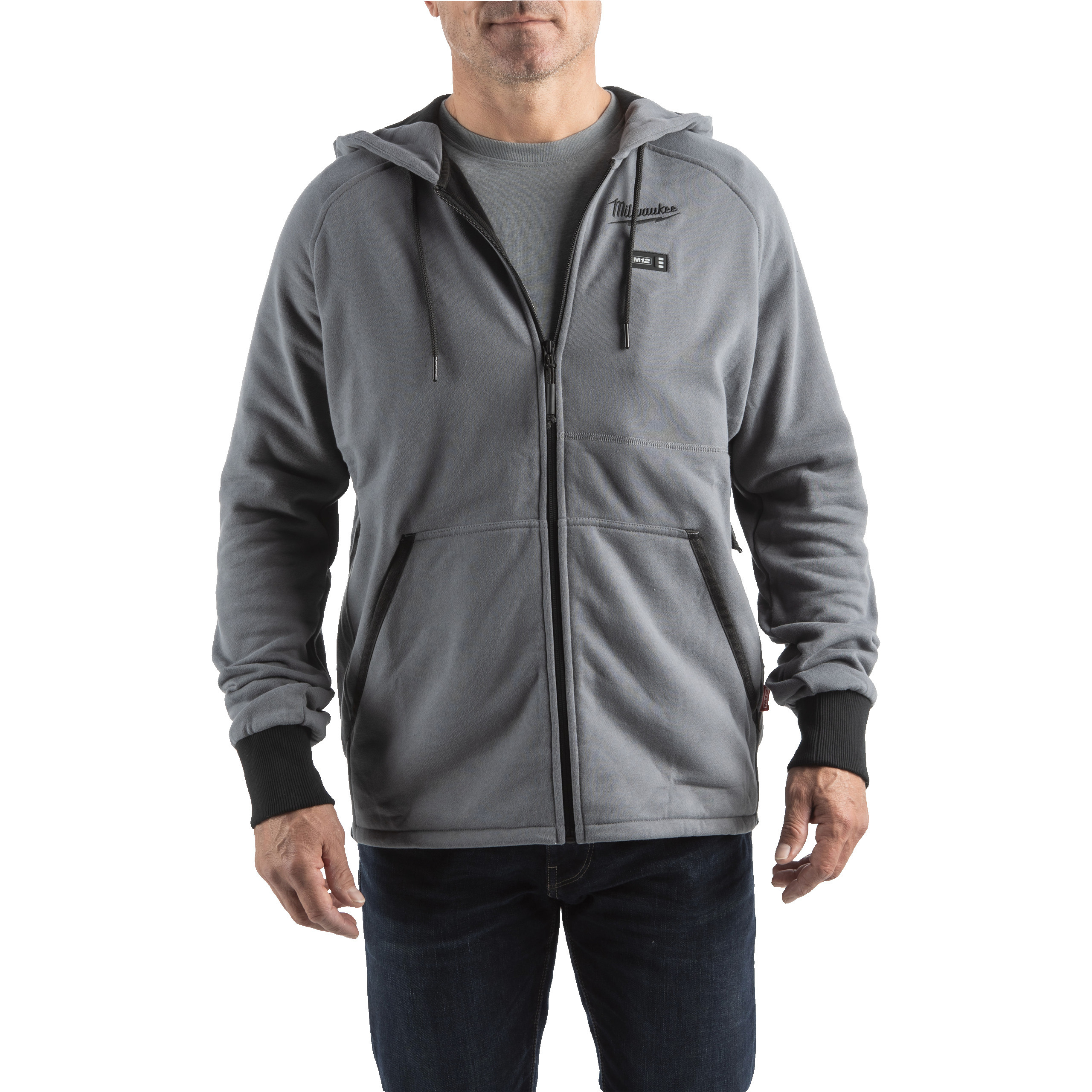 SWEATS À CAPUCHE CHAUFFANTS - M12HHGREY4-0(M) MILWAUKEE EPI - 4932480067