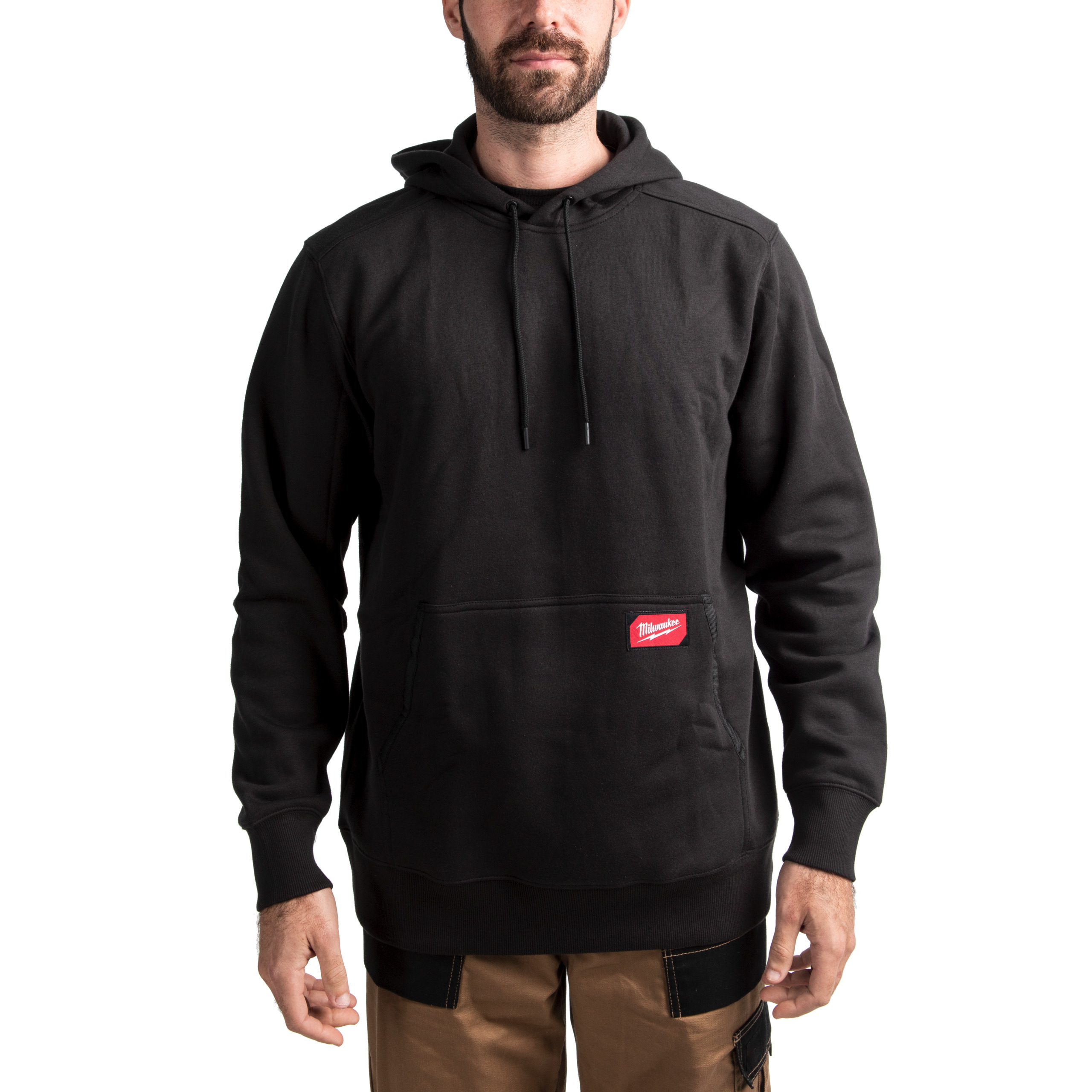 SWEAT MID À CAPUCHE NOIR - TAILLE (XL) - Blister MILWAUKEE EPI - 4932493119