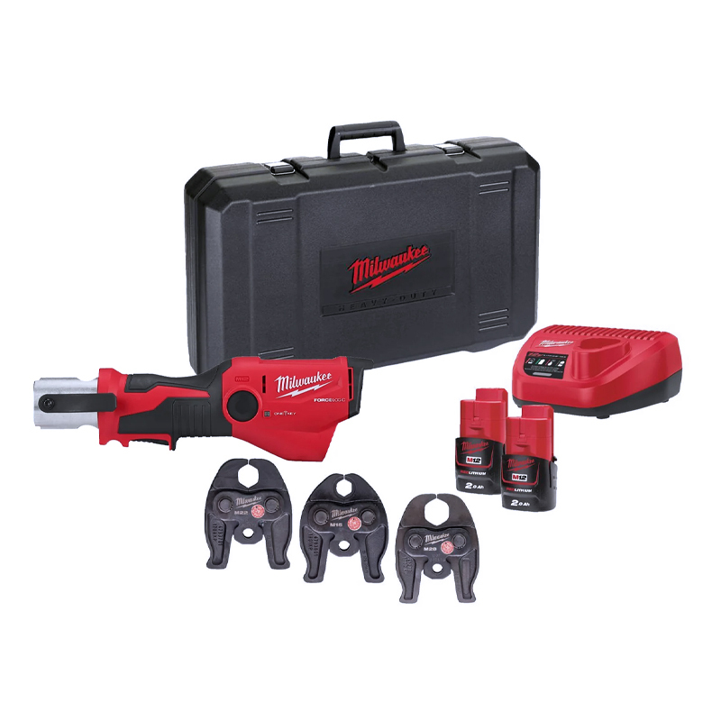 PINCE A SERTIR 12 VOLTS FORCE LOGIC M12 ONEHPT-202CU-SET - MILWAUKEE - 4933481037