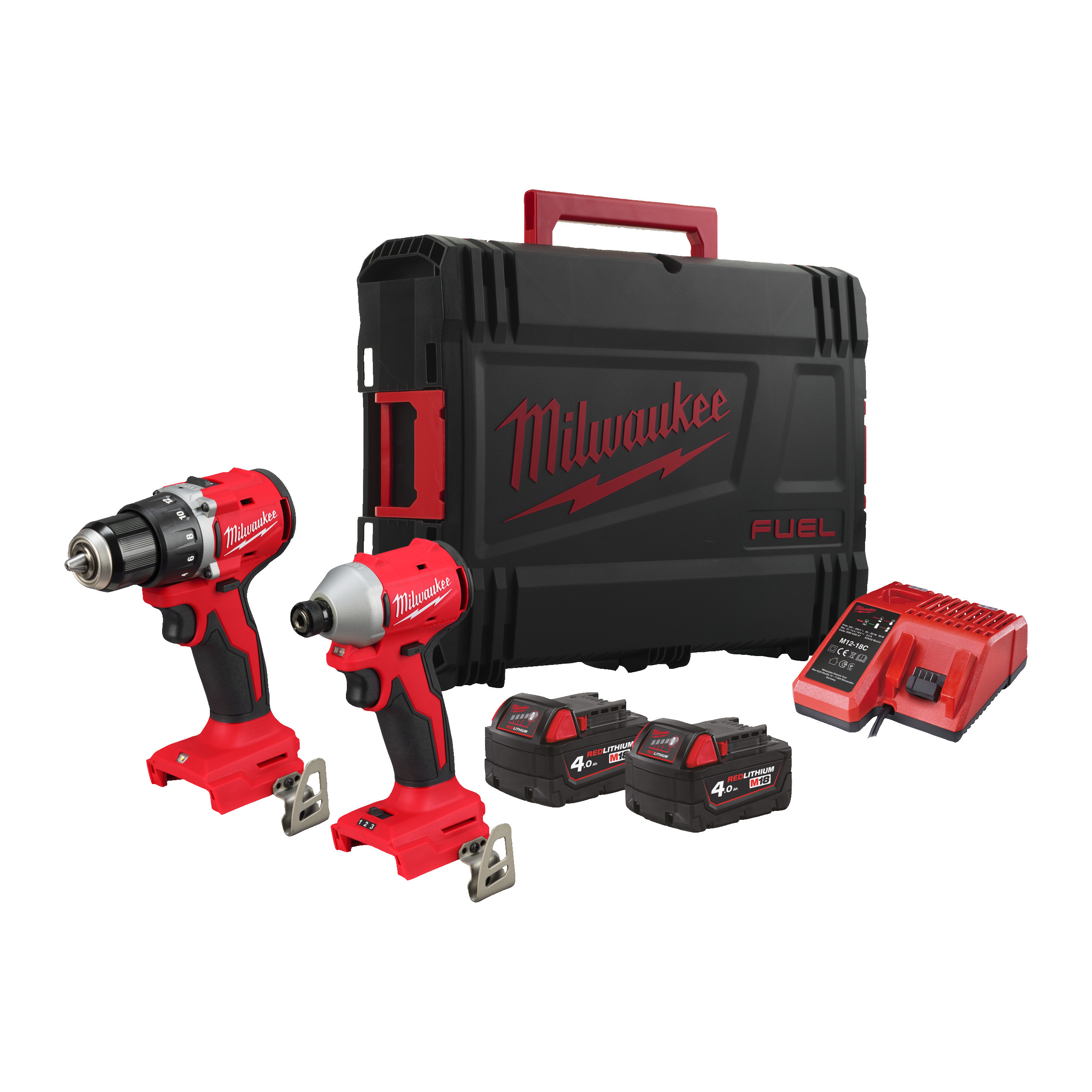 POWERPACK 2 OUTILS 18 VOLTS BRUSHLESS - M18 BLCPP2B-402C - MILWAUKEE - 4933492836