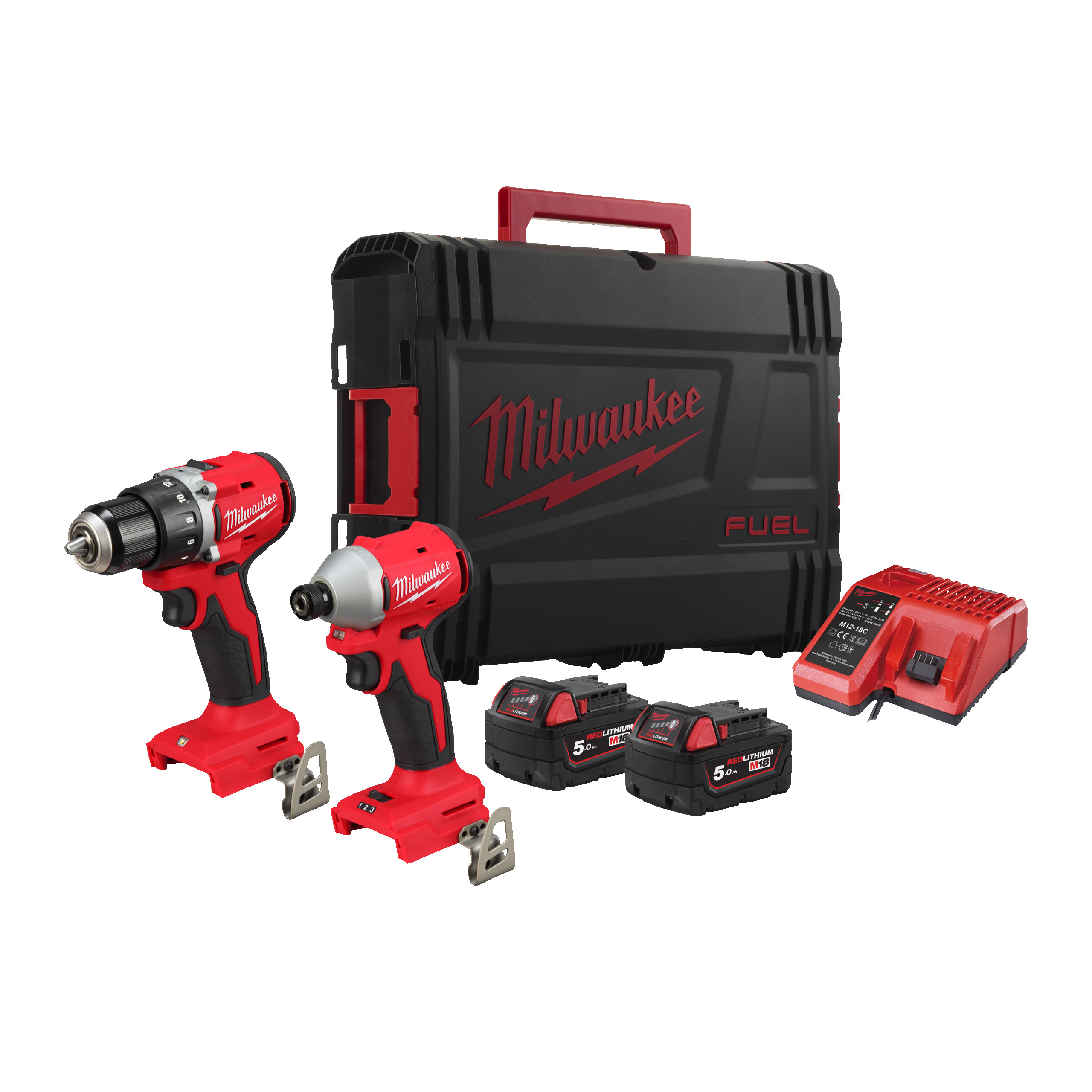 POWERPACK 2 OUTILS 18 VOLTS BRUSHLESS - M18 BLCPP2B-502C - MILWAUKEE - 4933492837