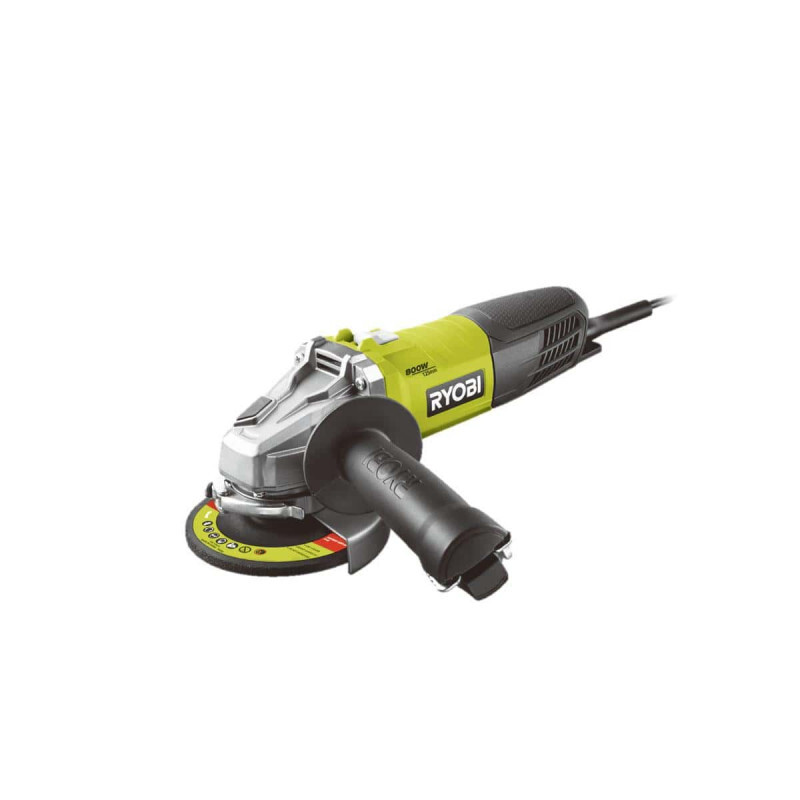 Meuleuse d'angle RYOBI 800W 125mm - 1 disque diamant - 5133002835