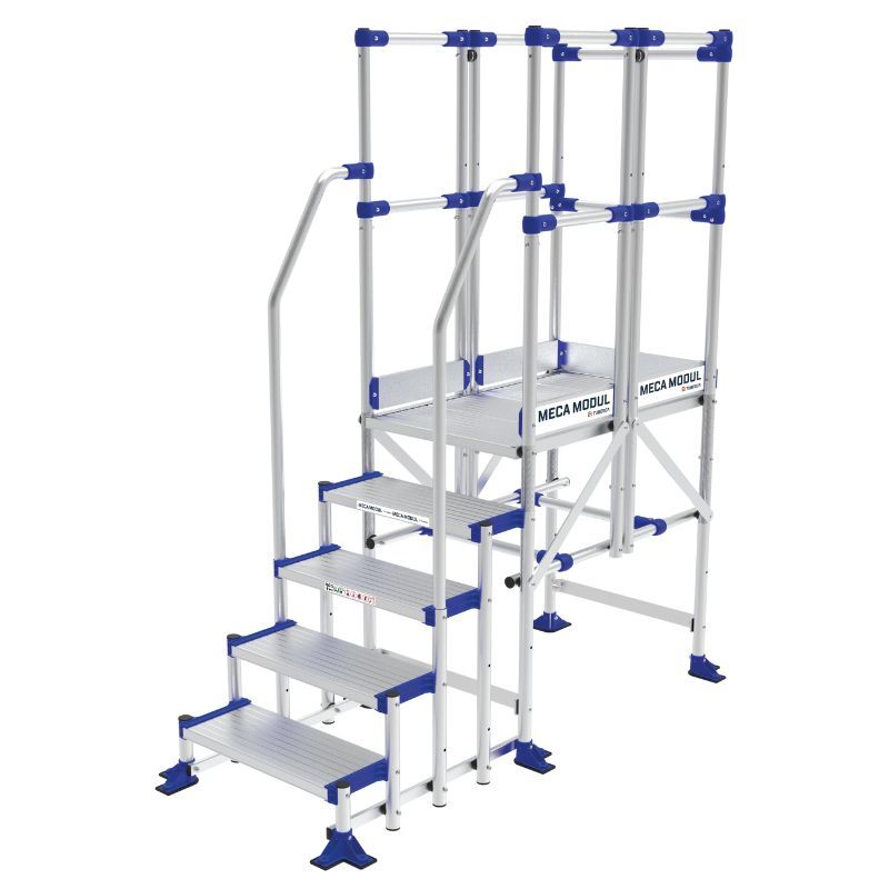 Plate-forme Meca Modul 5 marches 2 GC+rampe - Lg 1 m - TUBESCA COMABI - 02380532