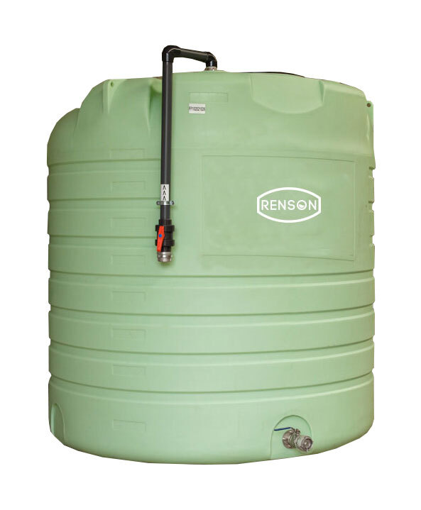 CUVE DE STOCKAGE HAUTE DENSITE PEHD 3000L PRE EQUIPEE AVEC CANNE RENSON - 815401