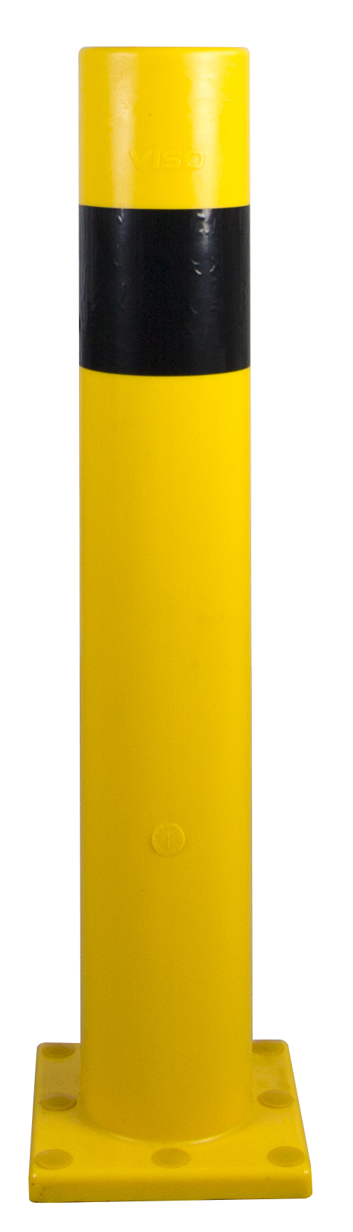 Poteau à mémoire de forme à fixer noir/jaune VISO - TPX160NJ