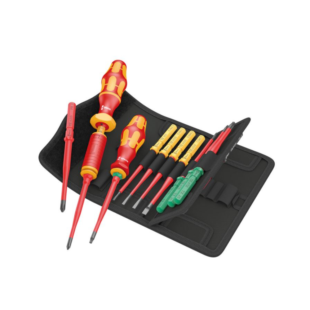 Set de 16 tournevis VDE WERA 1,2,3Nm 05006609001