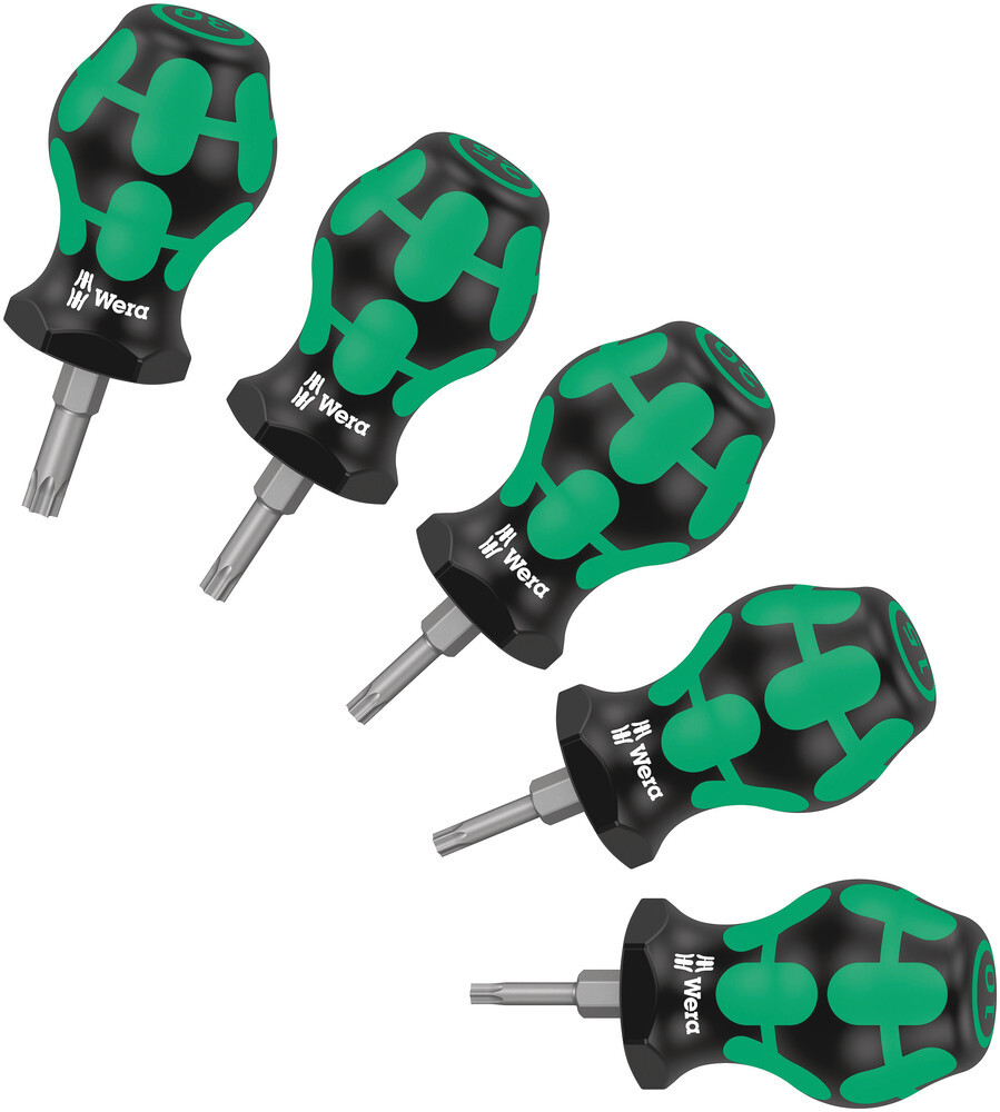 Jeu de tournevis TX 1 Tom Pouce TORX® Stubby Set TORX 1 WERA - 05008876001