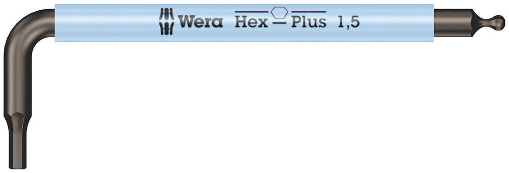 Clés mâles coudées Multicolour, syst. métrique 950 SPKS Hex-Plus 1,5 WERA - 05022678001