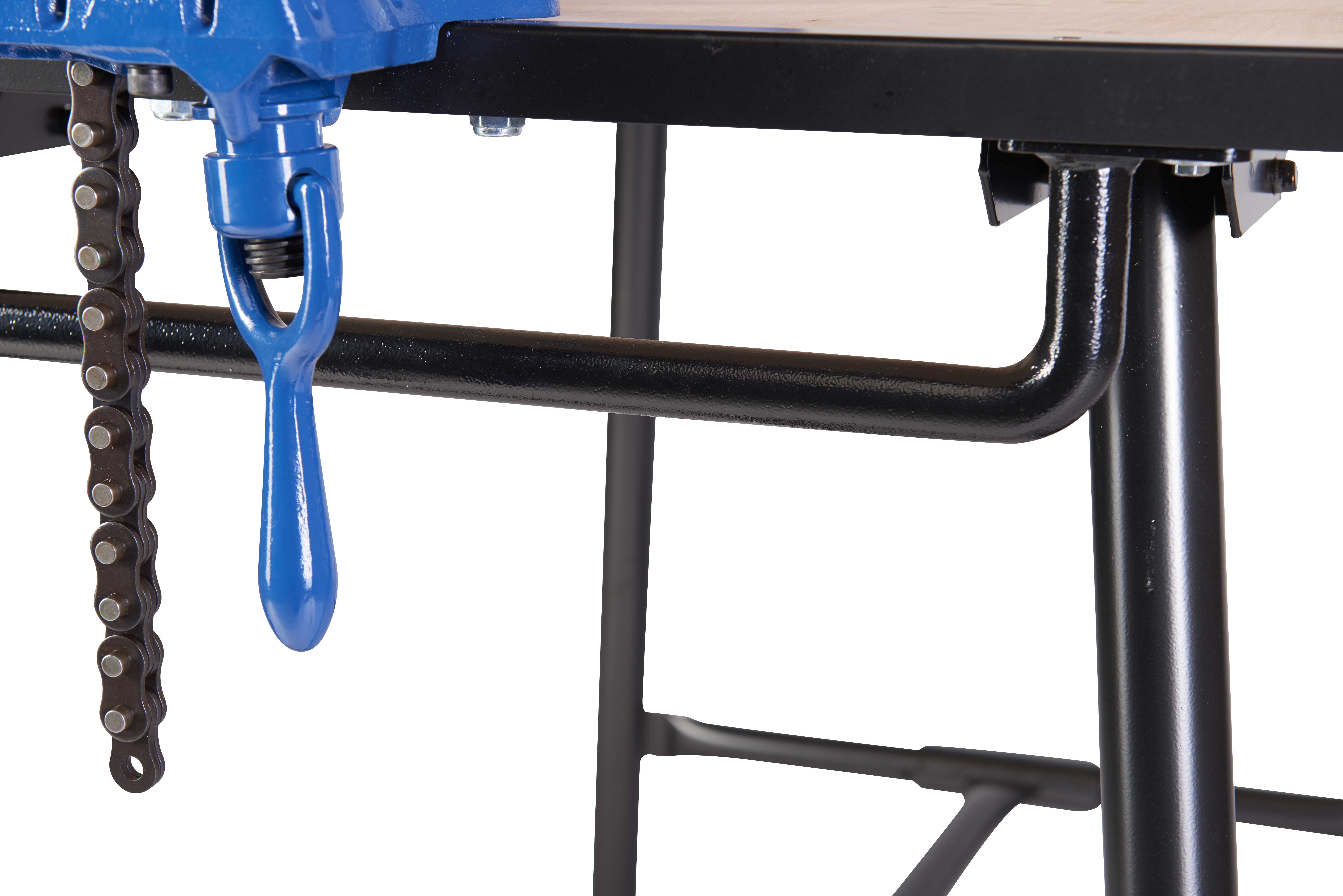 Établi de travail avec étau à chaîne et étau d'atelier Tuffbench 1080x750x820 ARMORGARD - BH10HWF