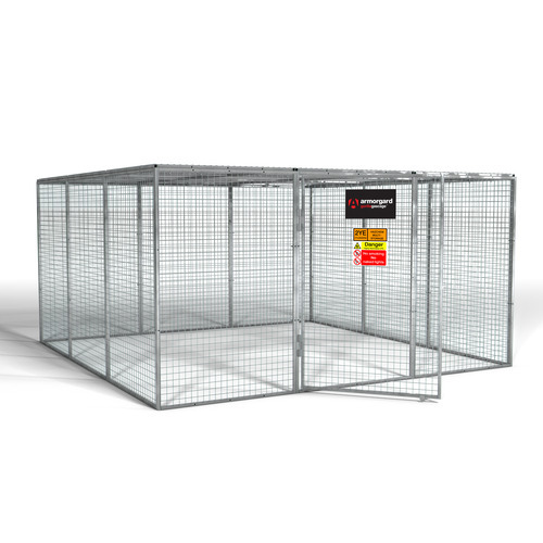 Cage de stockage bouteilles de gaz 3612x3666x1831 gorilla ARMORGARD - GGC16