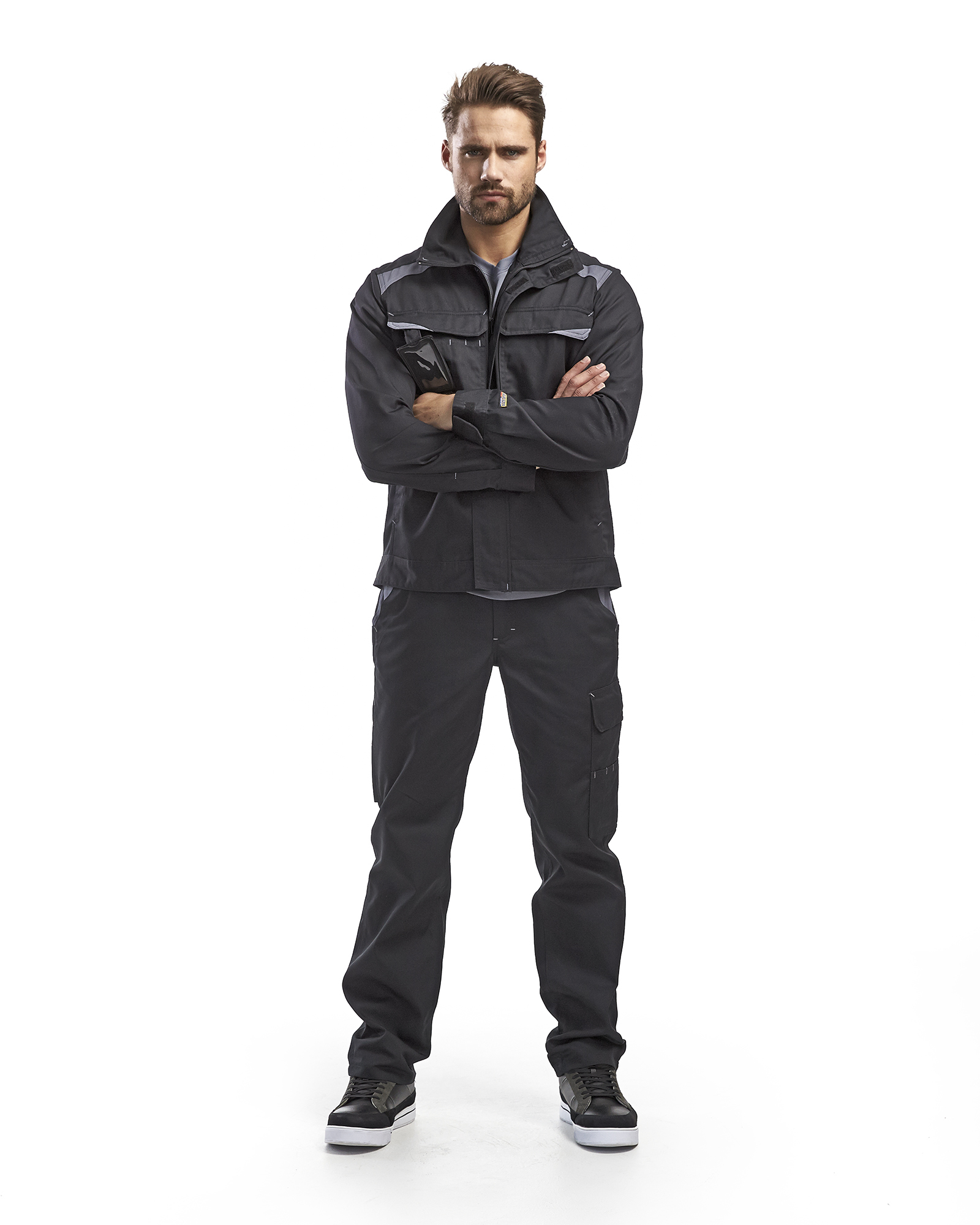 Pantalon Industrie Blåkläder 1404 Noir/Gris clair Blaklader - 140418009994C