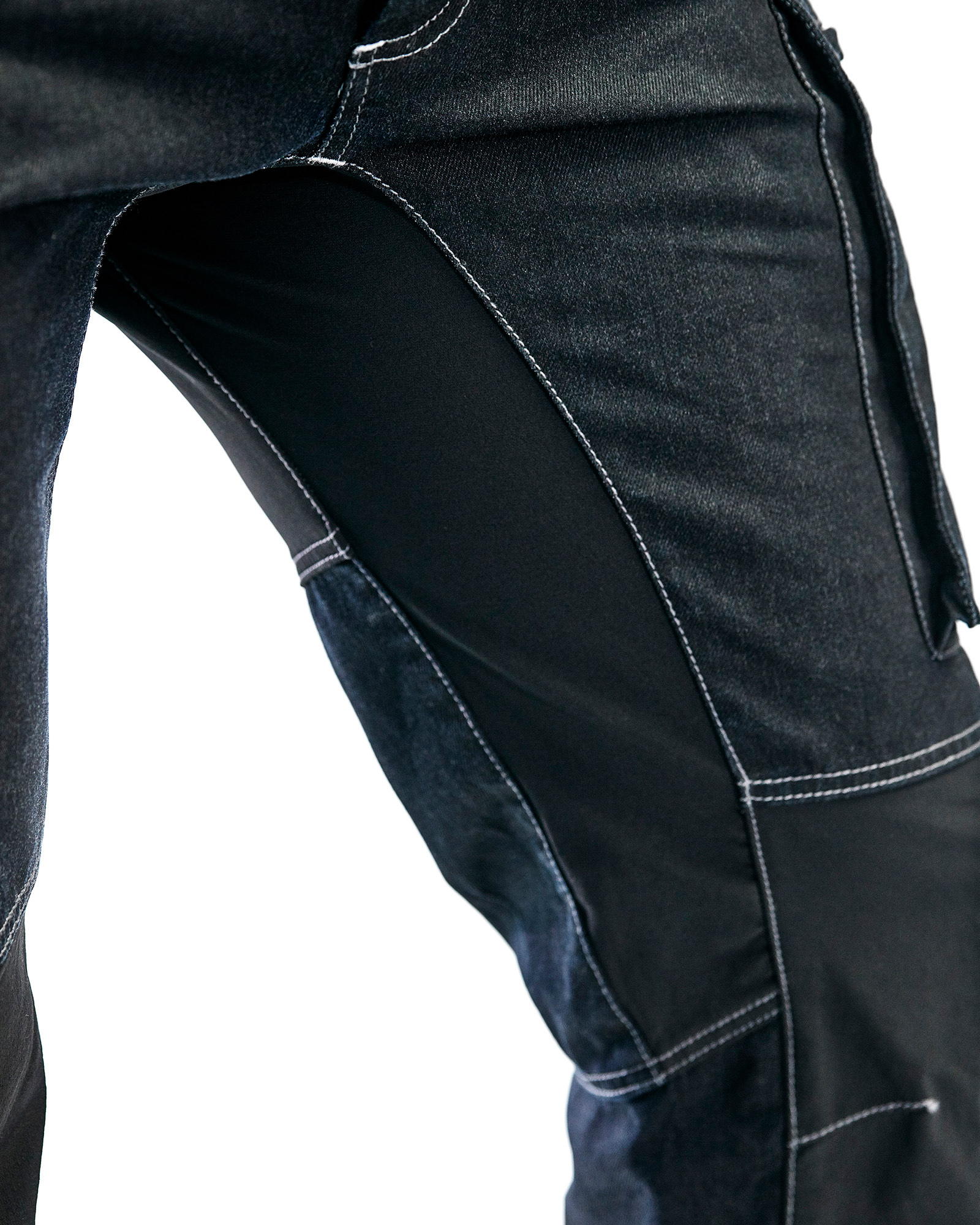 Pantalon maintenance denim +stretch Blåkläder 1459 Marine/Noir Blaklader - 145911428999C