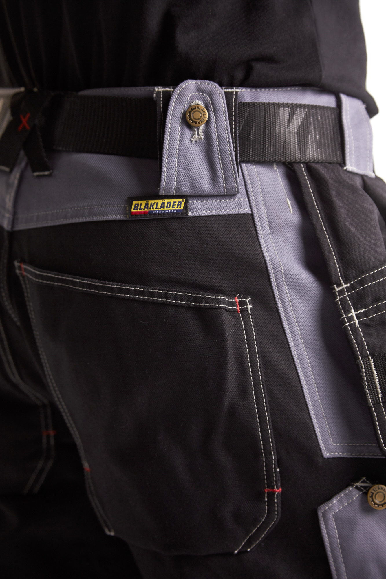 Pantalon X1500 coton Blåkläder 1500 Gris clair/Noir Blaklader - 150013709499C