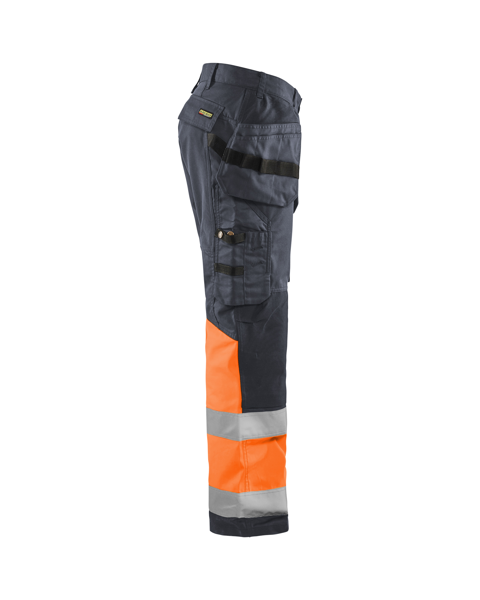 Pantalon artisan haute-visibilité +stretch Blåkläder 1558 Gris moyen/Orange fluo Blaklader - 155818119653C