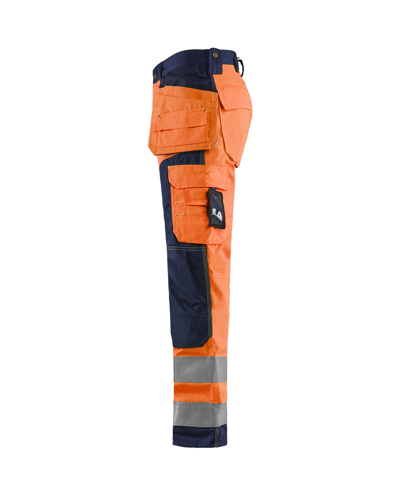 Pantalon artisan haute-visibilité Blåkläder 1568 Orange fluo/Marine Blaklader - 156818115389C