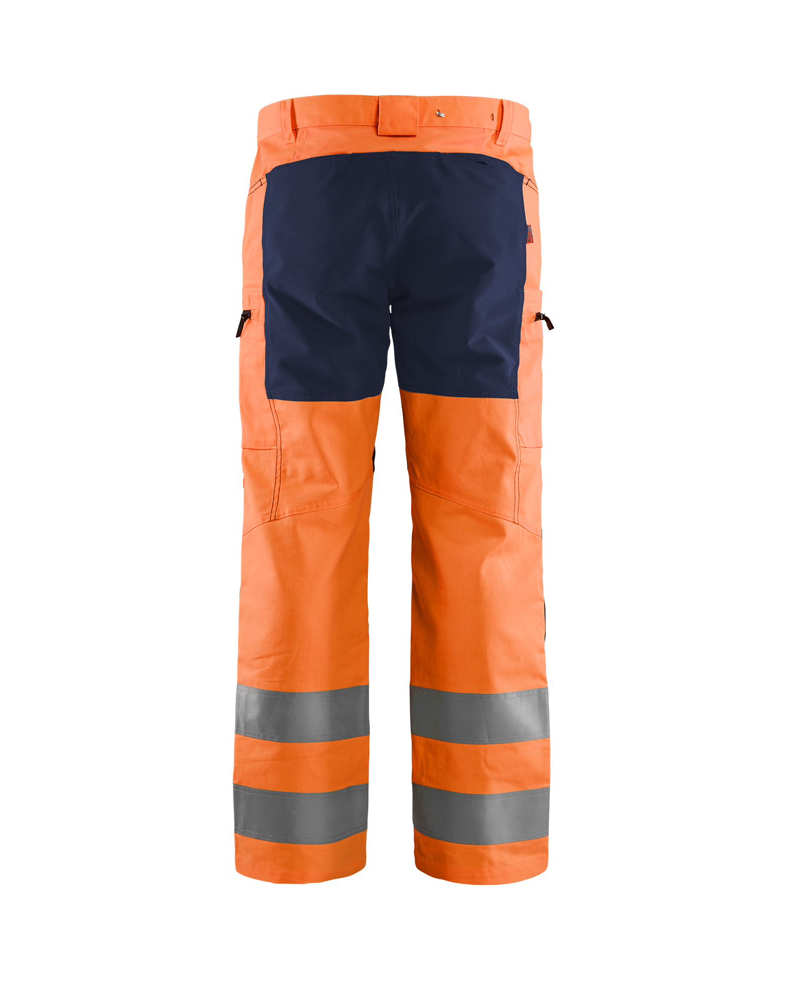 Pantalon artisan haute-visibilité +stretch Blåkläder 1585 Orange fluo/Marine Blaklader - 158518115389C