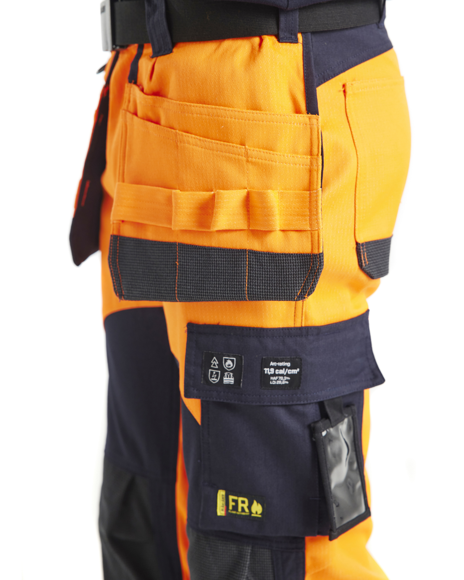 Pantalon multinormes inhérent Blåkläder 1589 Orange fluo/Marine Blaklader - 158915135389C