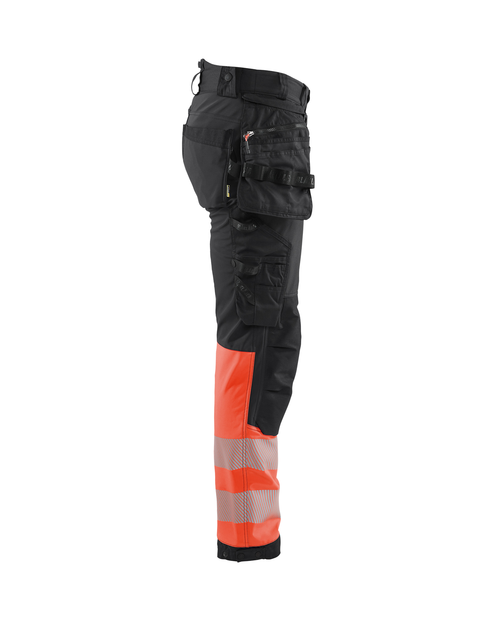 Pantalon Softshell Haute-visibilité Blåkläder 1821 Noir/Rouge fluo Blaklader - 182125139955C