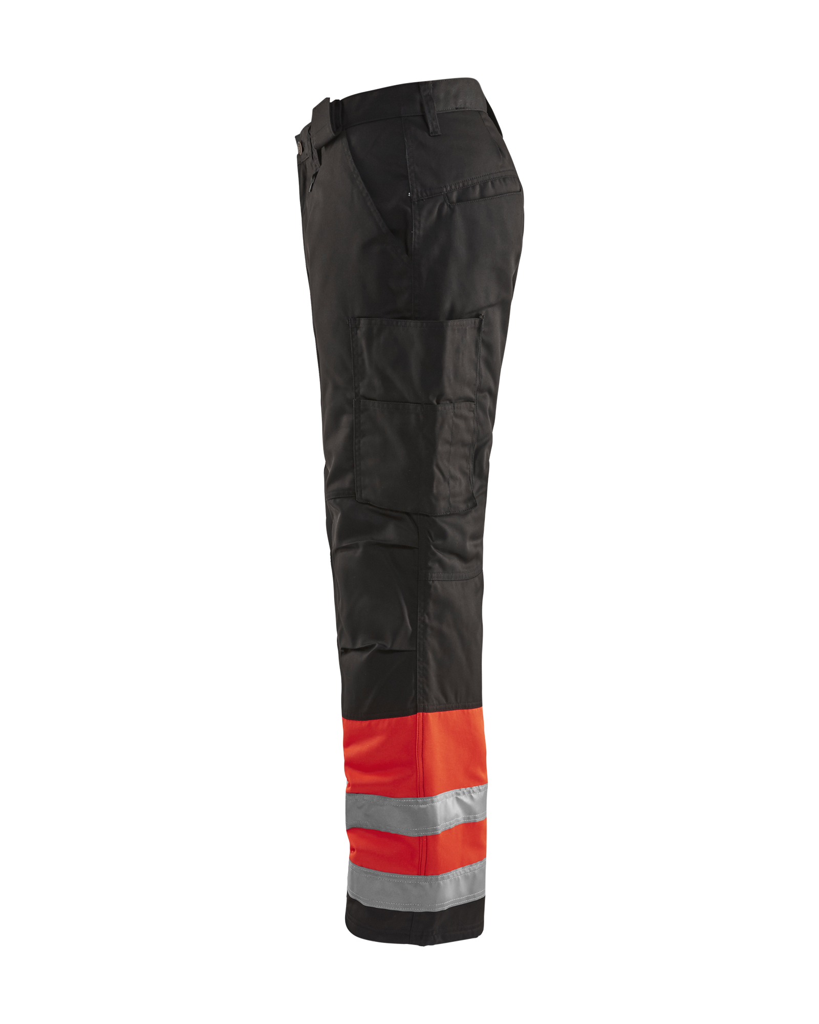 Pantalon haute-visibilité hiver Blåkläder 1862 Rouge fluo/Noir Blaklader - 186218115599C