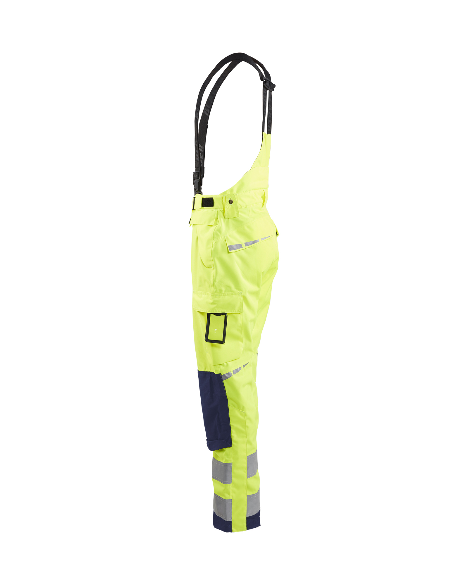 Pantalon à bretelles hardshell haute-visibilité Blåkläder 1867 Jaune fluo/Marine Blaklader - 186719773389C