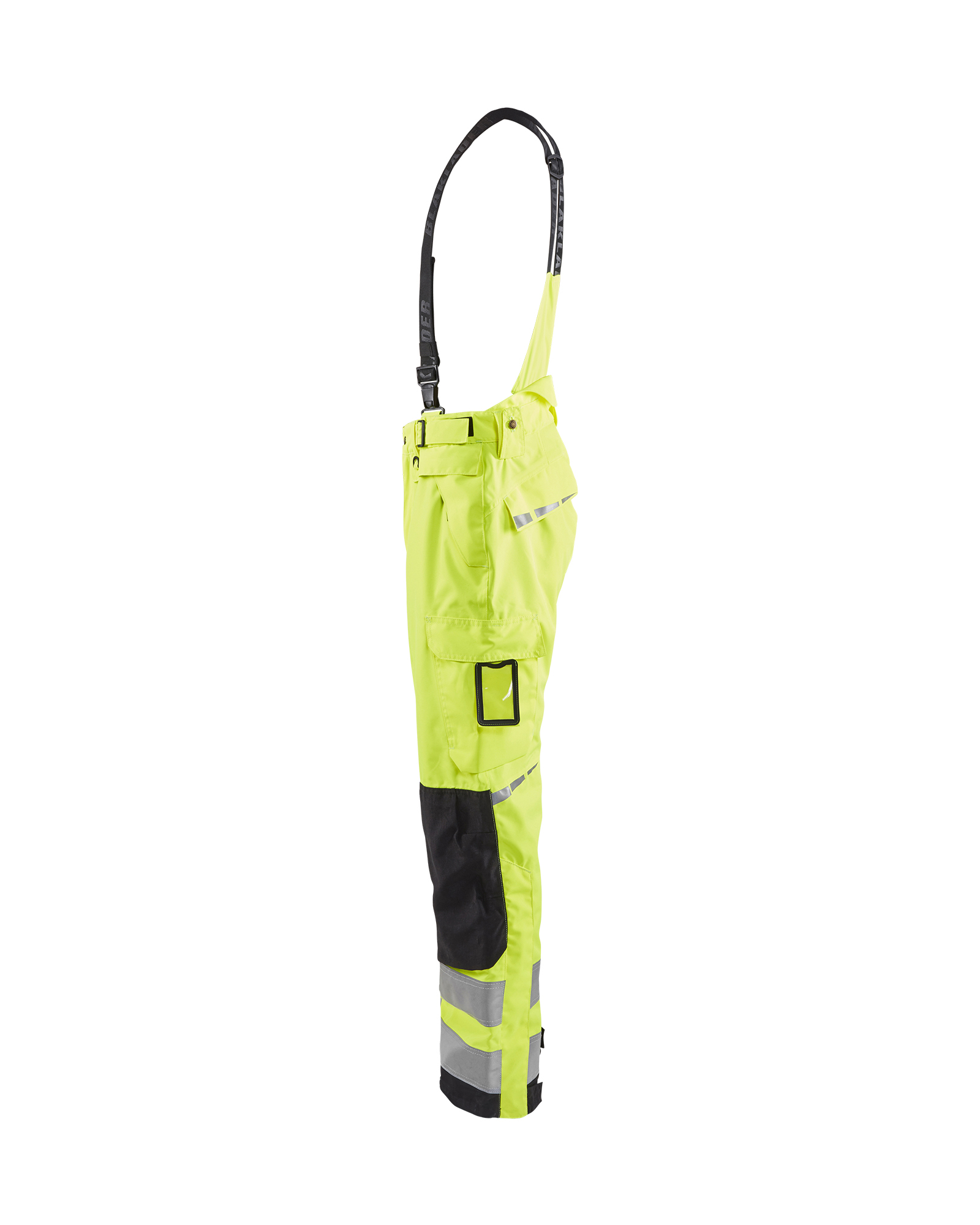 Pantalon à bretelles hardshell haute-visibilité Blåkläder 1867 Jaune fluo/Noir Blaklader - 186719773399C