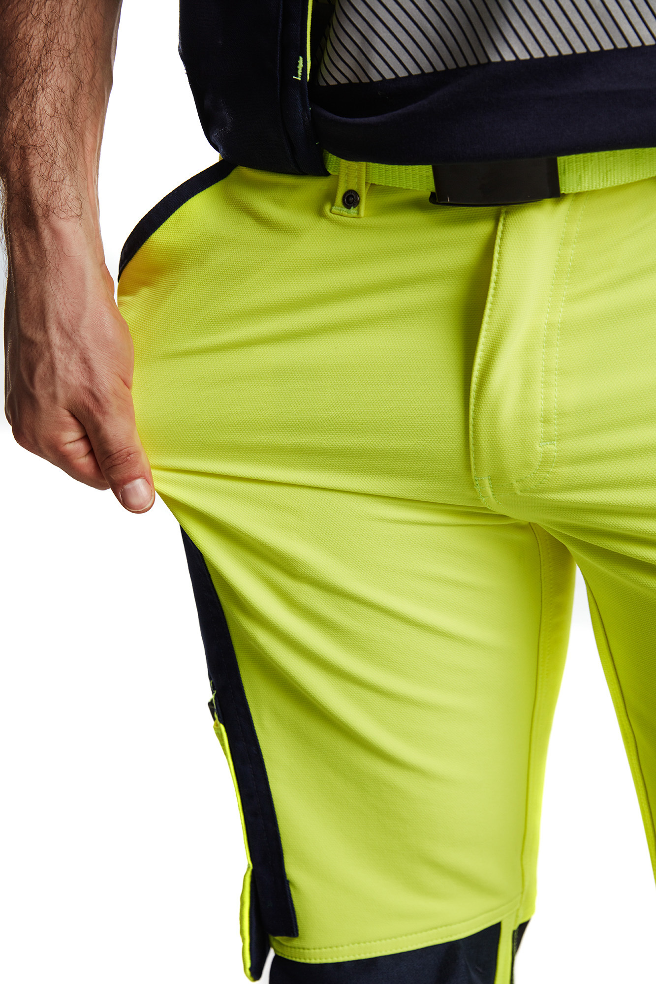 Pantalon artisan haute-visibilité stretch 4D Blåkläder 1997 Jaune fluo/Marine Blaklader - 199716423389C