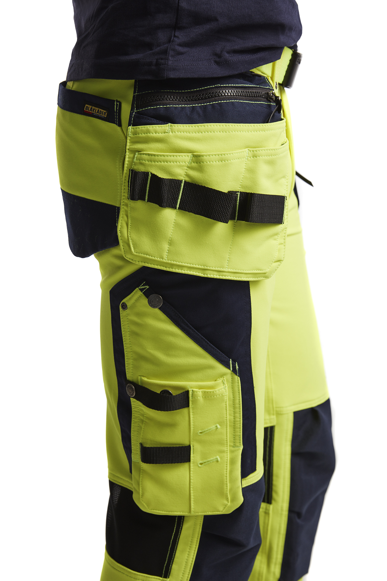 Pantalon artisan haute-visibilité stretch 4D Blåkläder 1997 Jaune fluo/Marine Blaklader - 199716423389C
