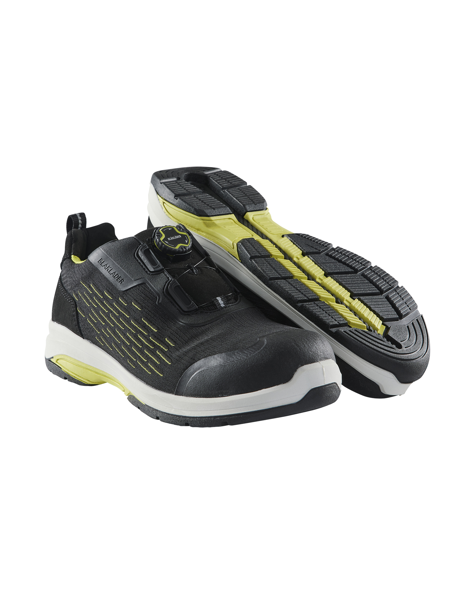 Chaussures de sécurité basses CRADLE Blaklader 2442 Noir/Jaune fluo Blaklader - 244200009933