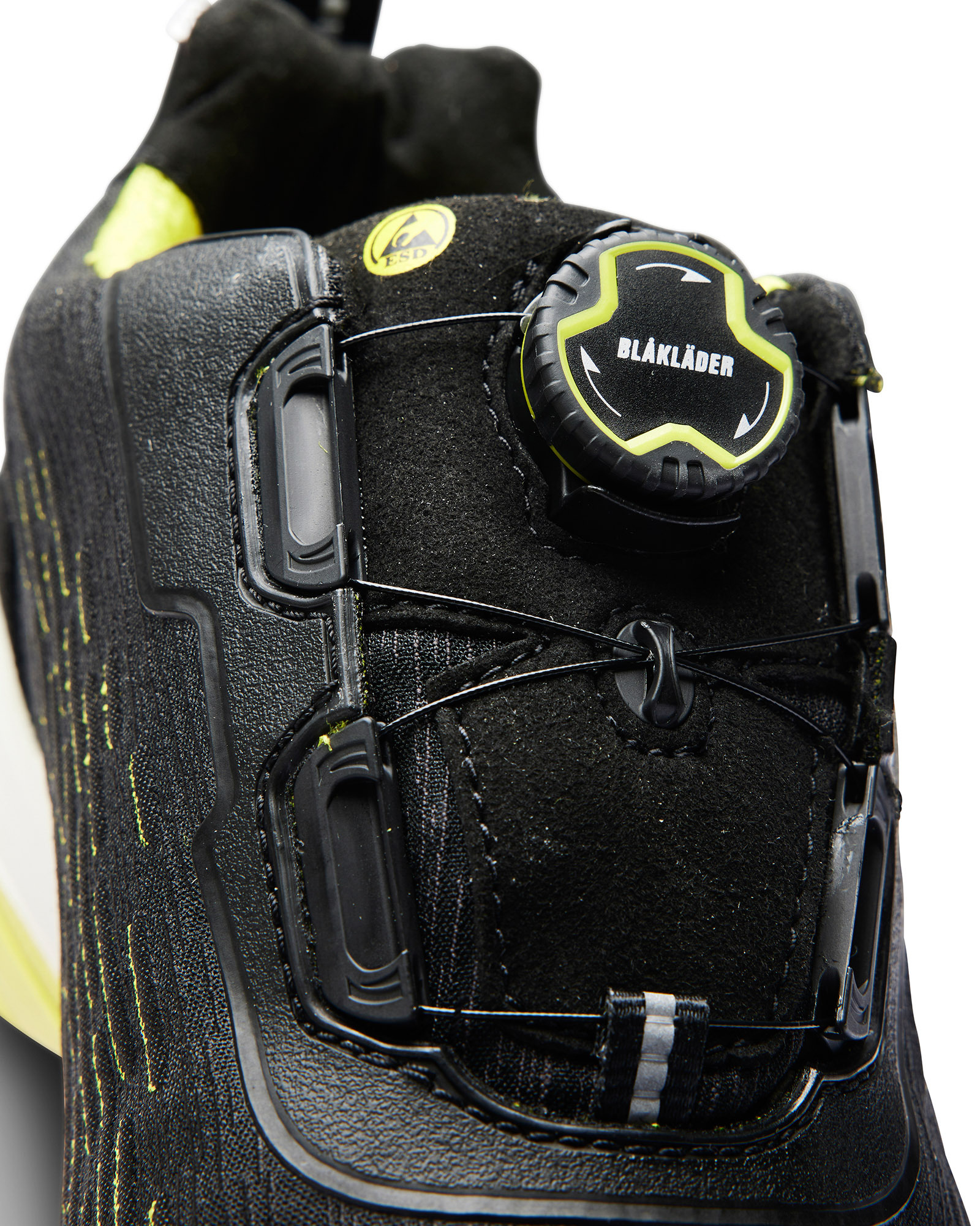 Chaussures de sécurité basses CRADLE Blaklader 2442 Noir/Jaune fluo Blaklader - 244200009933