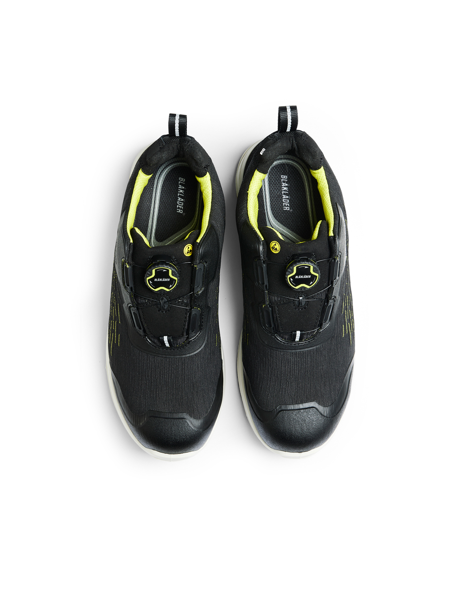 Chaussures de sécurité basses CRADLE Blaklader 2442 Noir/Jaune fluo Blaklader - 244200009933