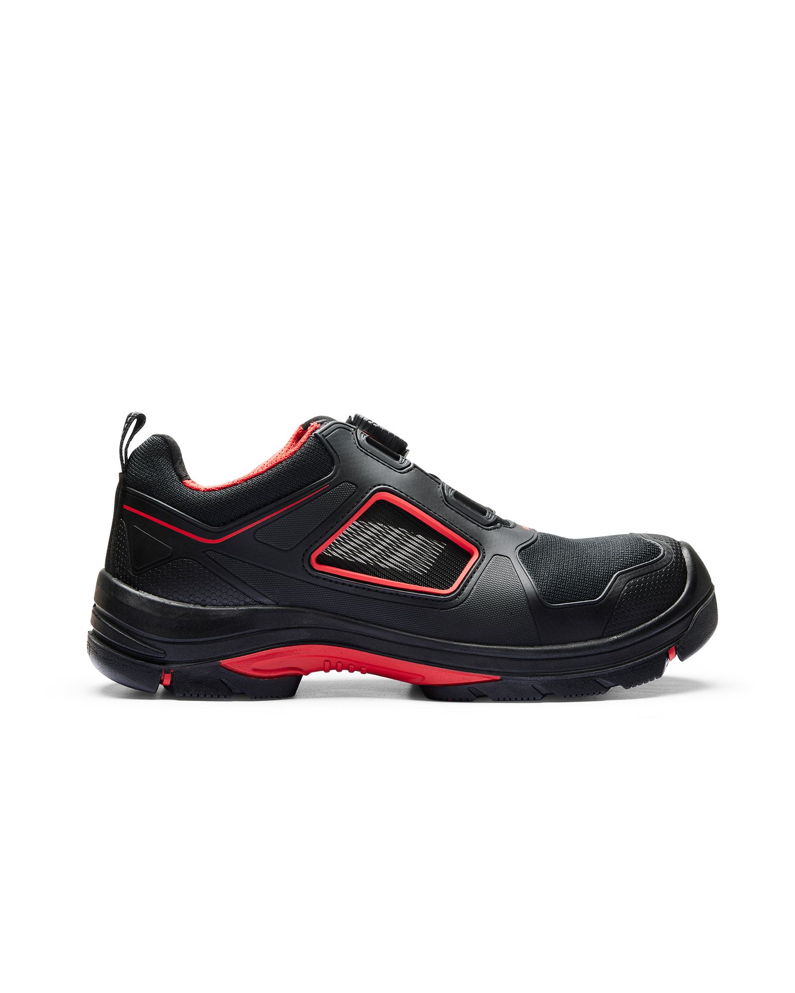 Chaussures de sécurité basses Gecko Blaklader 2472 Noir/Rouge Blaklader - 247200009956