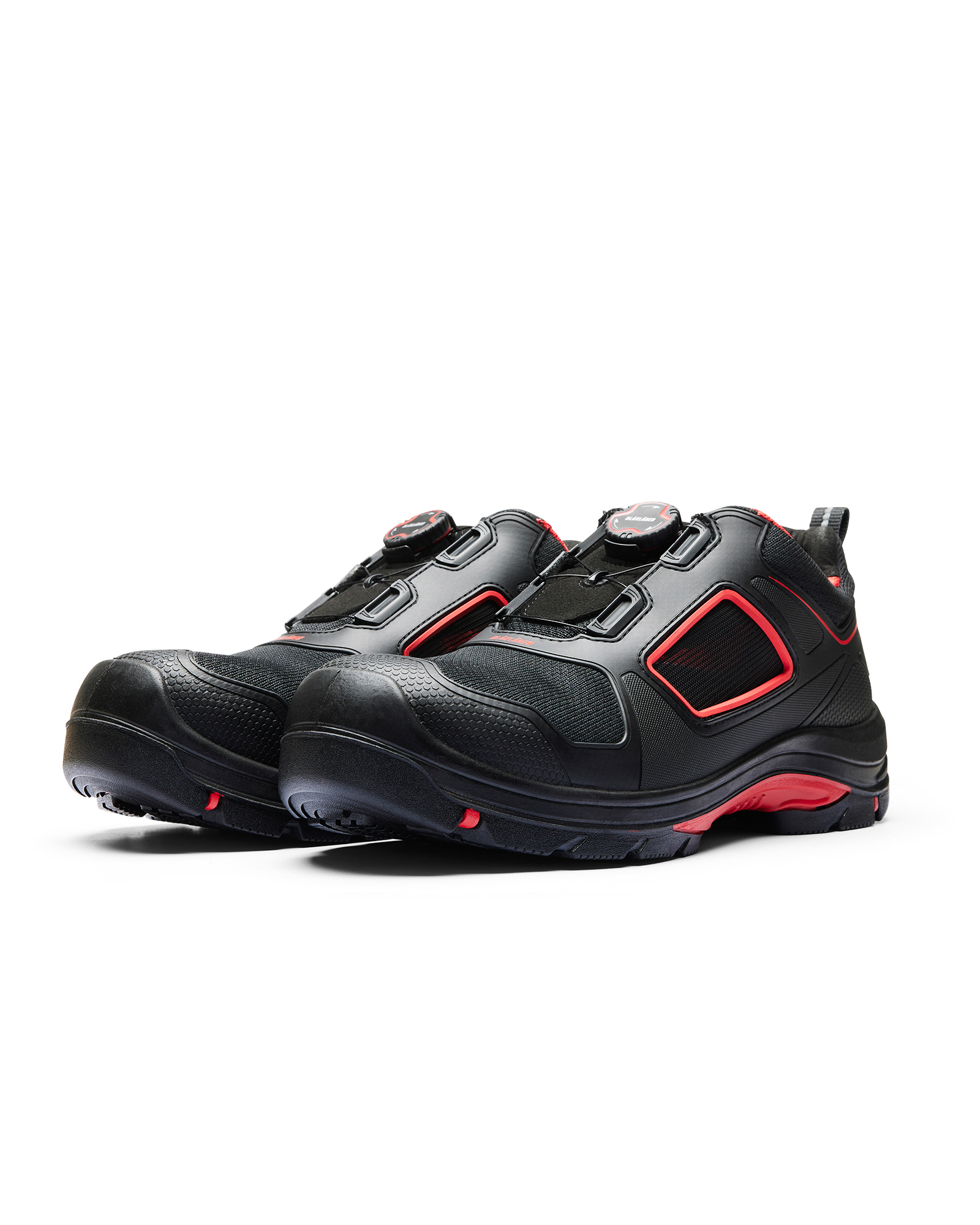 Chaussures de sécurité basses Gecko Blaklader 2472 Noir/Rouge Blaklader - 247200009956