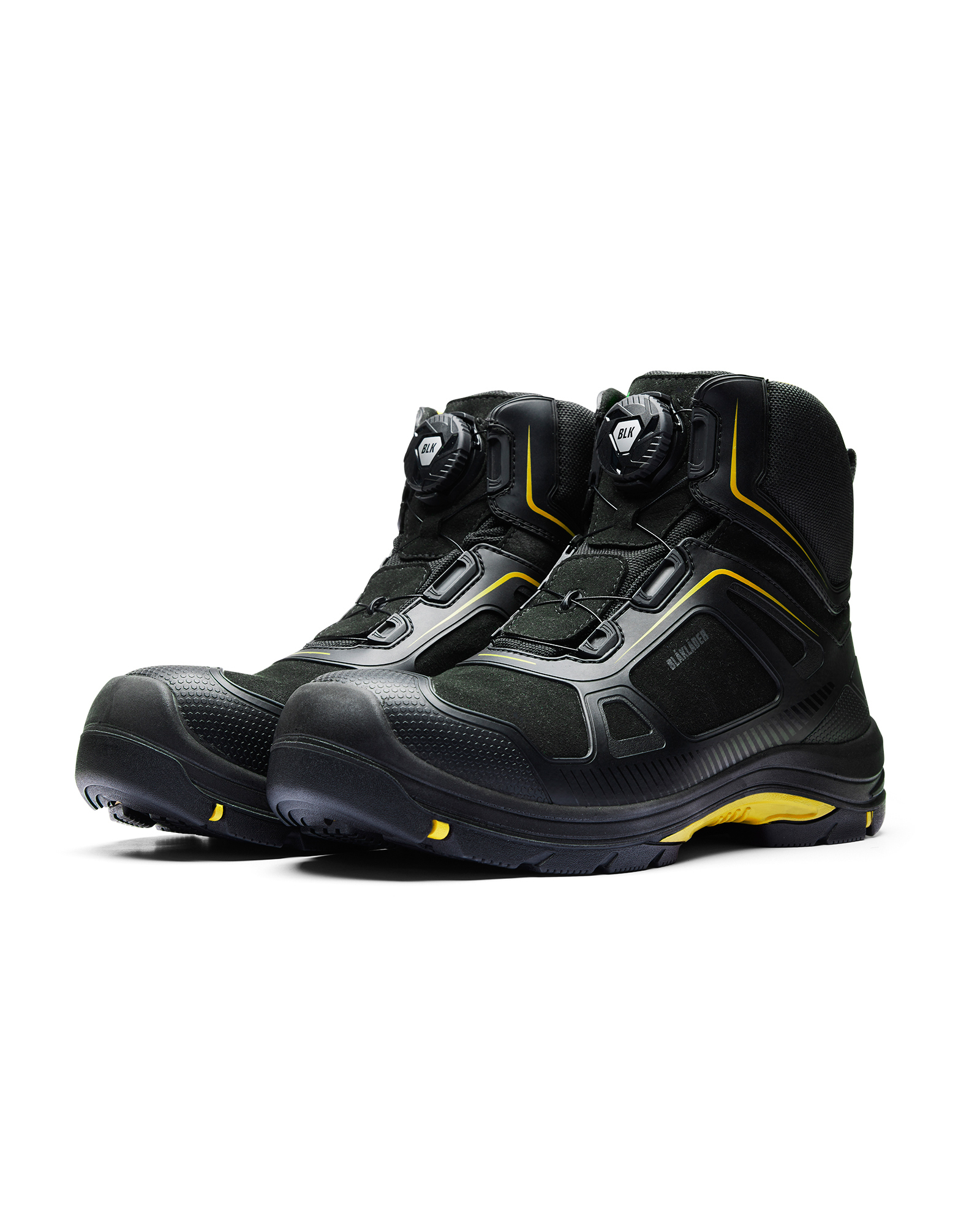 Chaussures de sécurité mi-hautes Gecko Blaklader 2473 Noir/Jaune Blaklader - 247300009935
