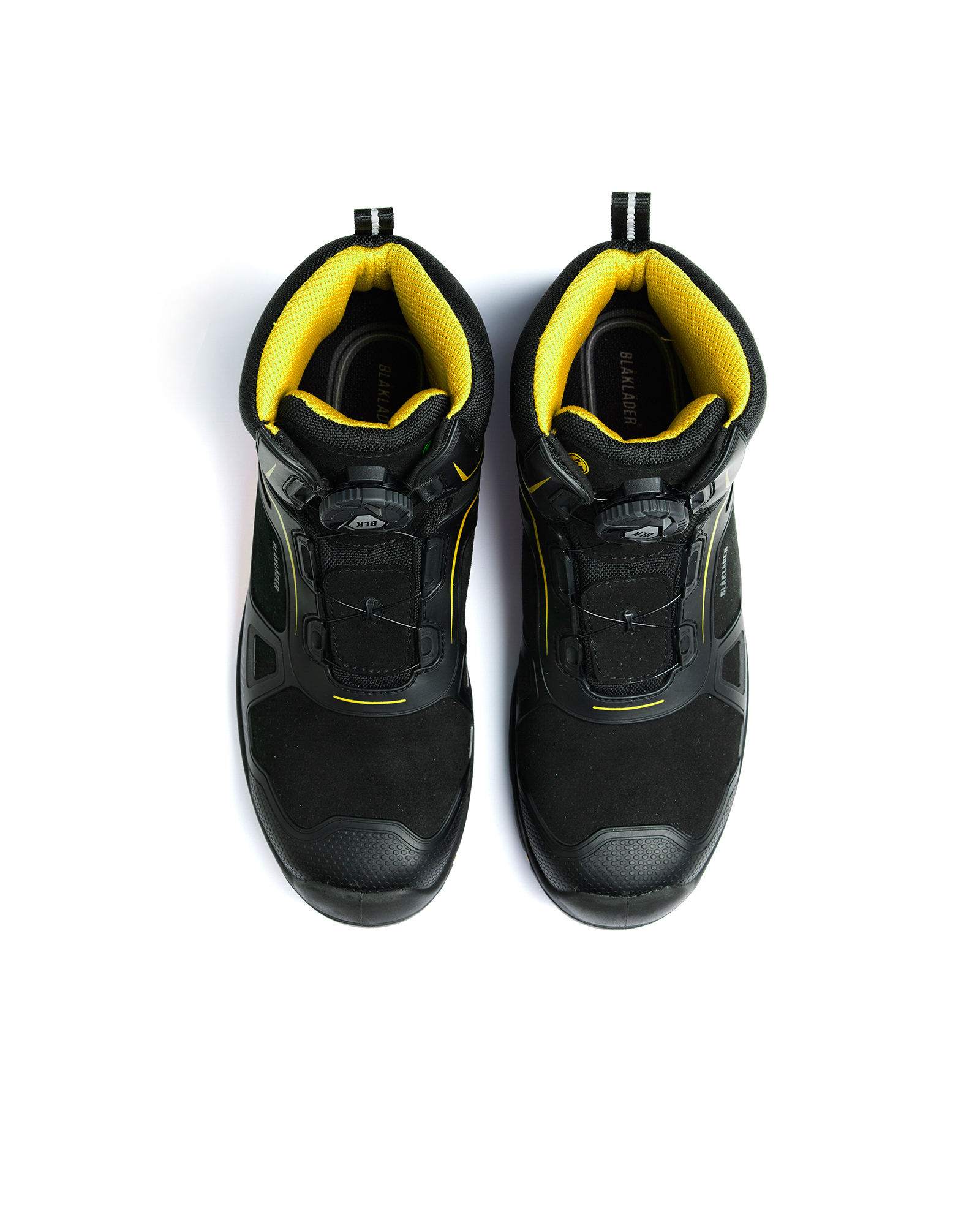 Chaussures de sécurité mi-hautes Gecko Blaklader 2473 Noir/Jaune Blaklader - 247300009935