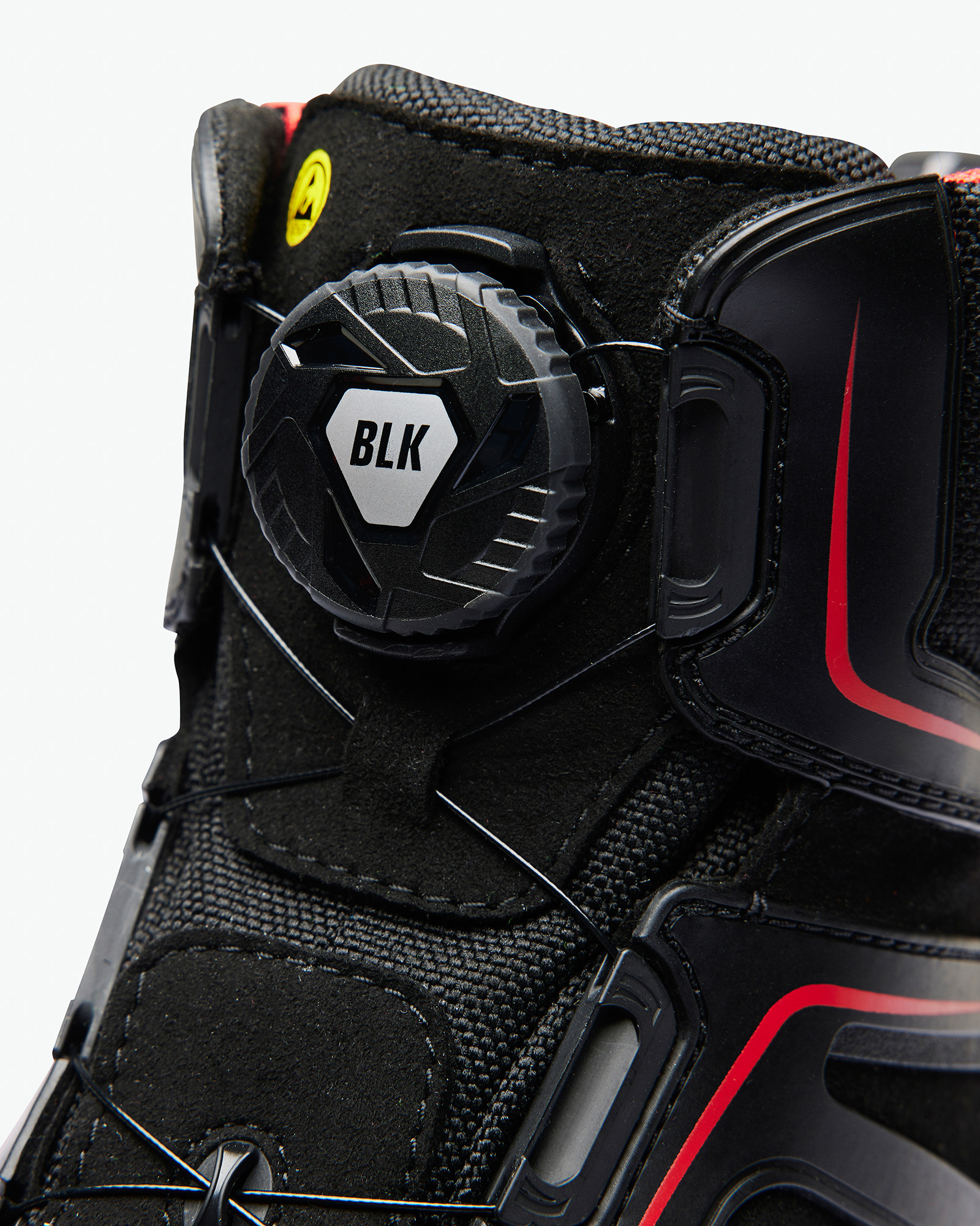 Chaussures de sécurité mi-hautes Gecko Blaklader 2473 Noir/Rouge Blaklader - 247300009956