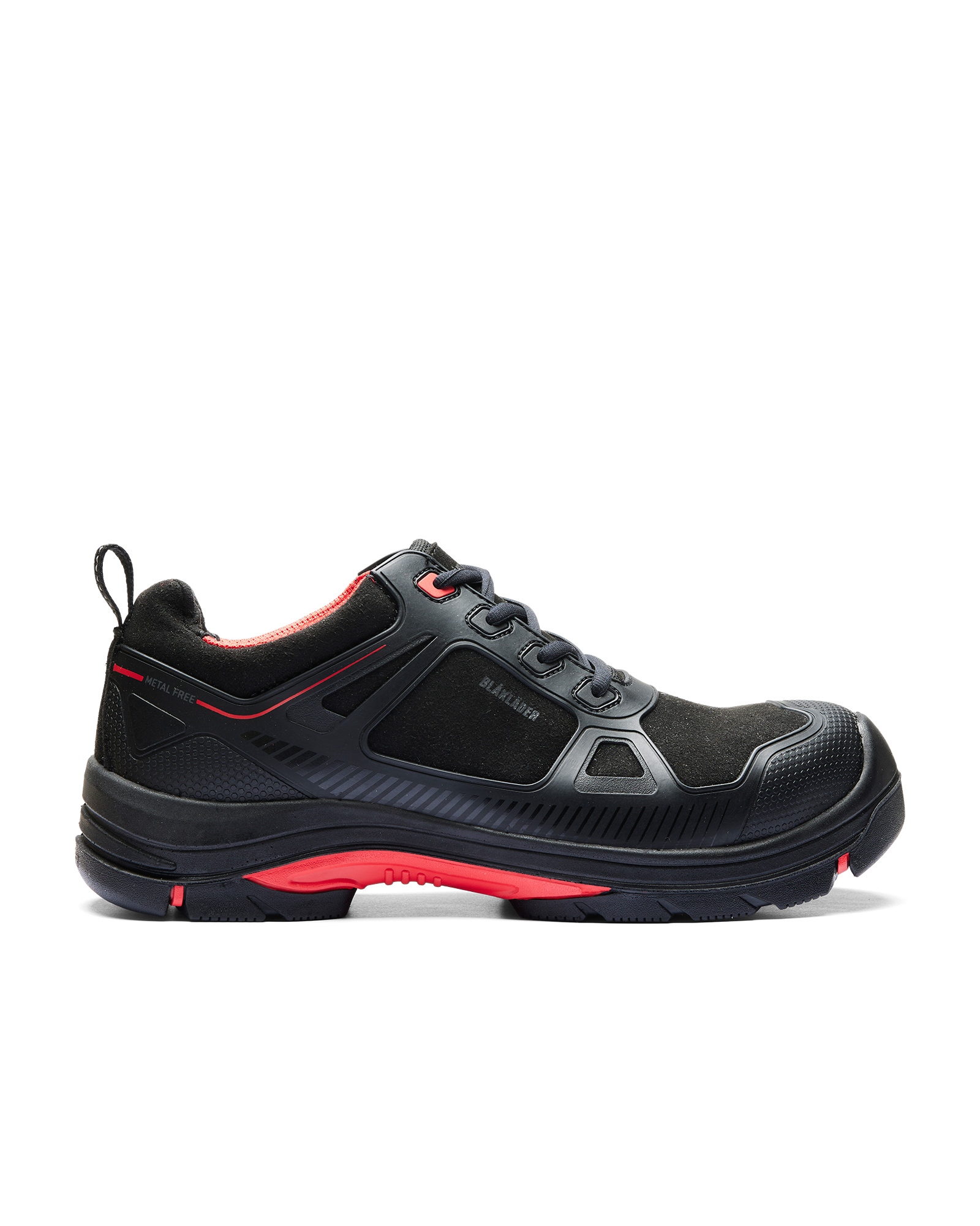 Chaussures de sécurité basses Gecko Blaklader 2475 Noir/Rouge Blaklader - 247500009956