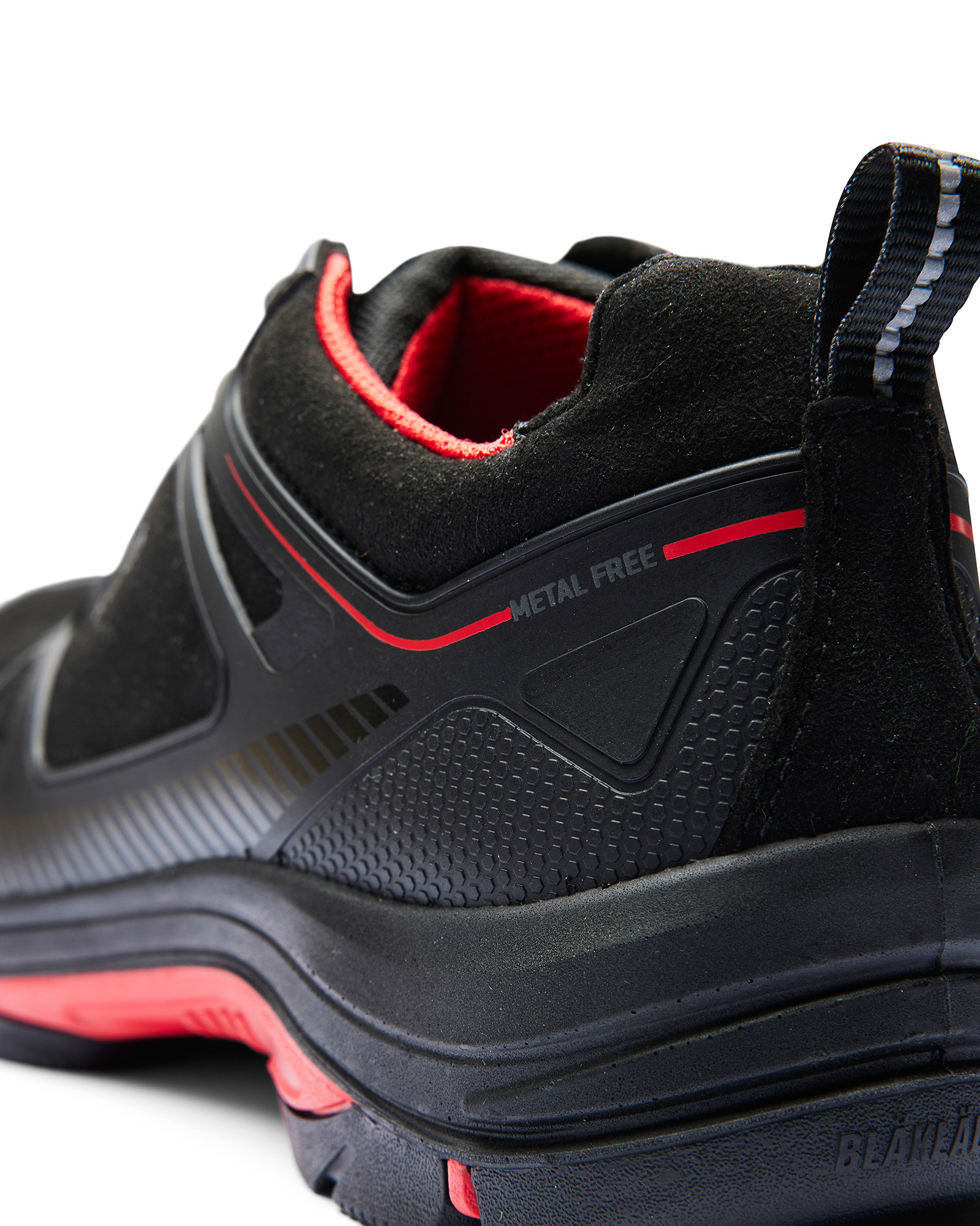 Chaussures de sécurité basses Gecko Blaklader 2475 Noir/Rouge Blaklader - 247500009956