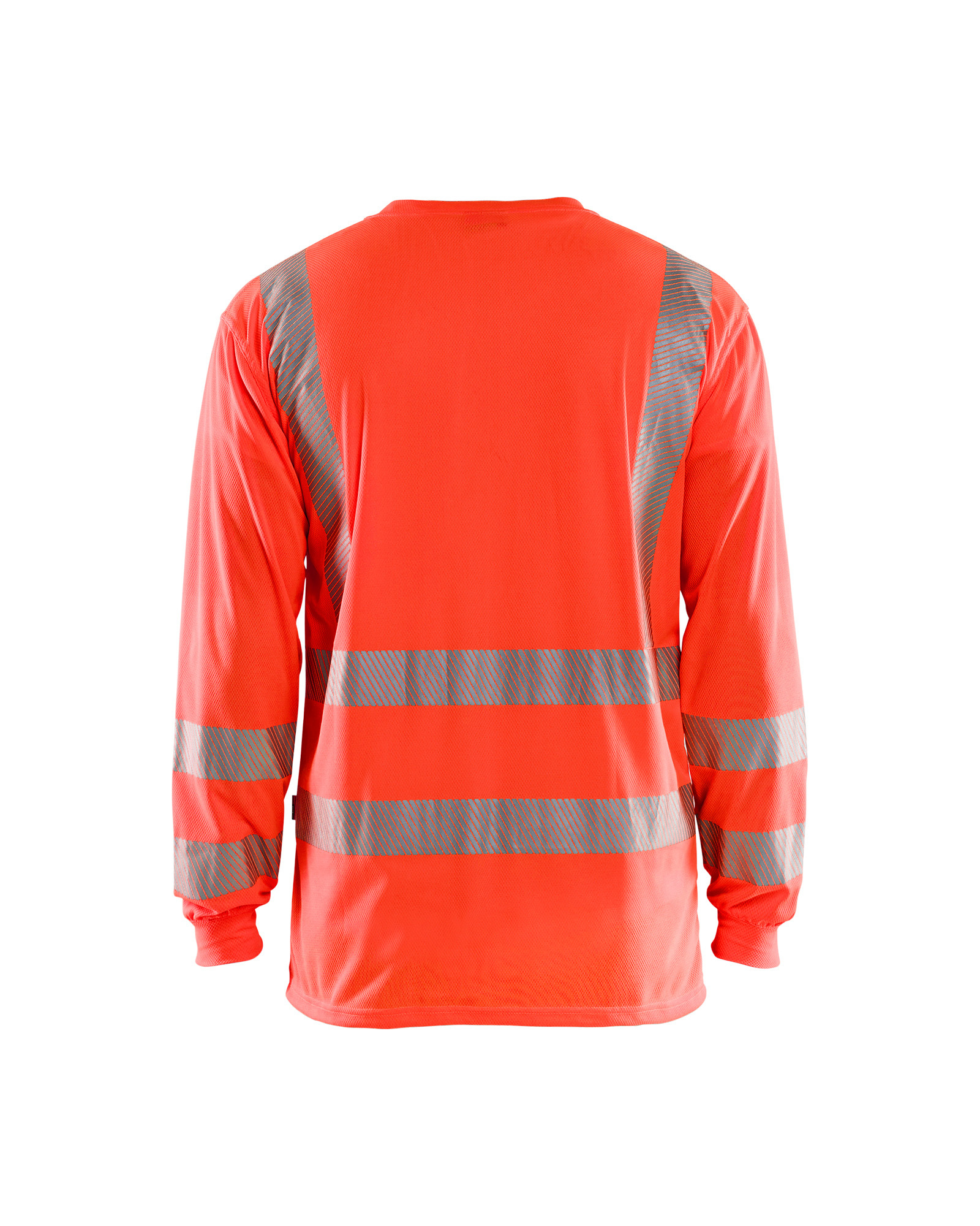 T-shirt manches longues col V haute-visibilité anti-UV Blåkläder 3385 Rouge fluo Blaklader - 338510135500
