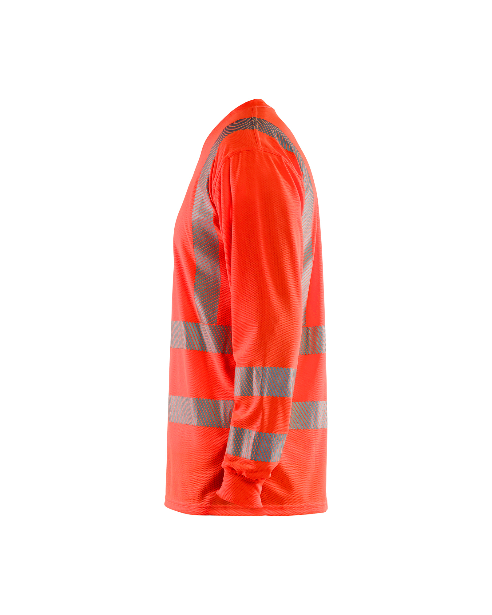 T-shirt manches longues col V haute-visibilité anti-UV Blåkläder 3385 Rouge fluo Blaklader - 338510135500