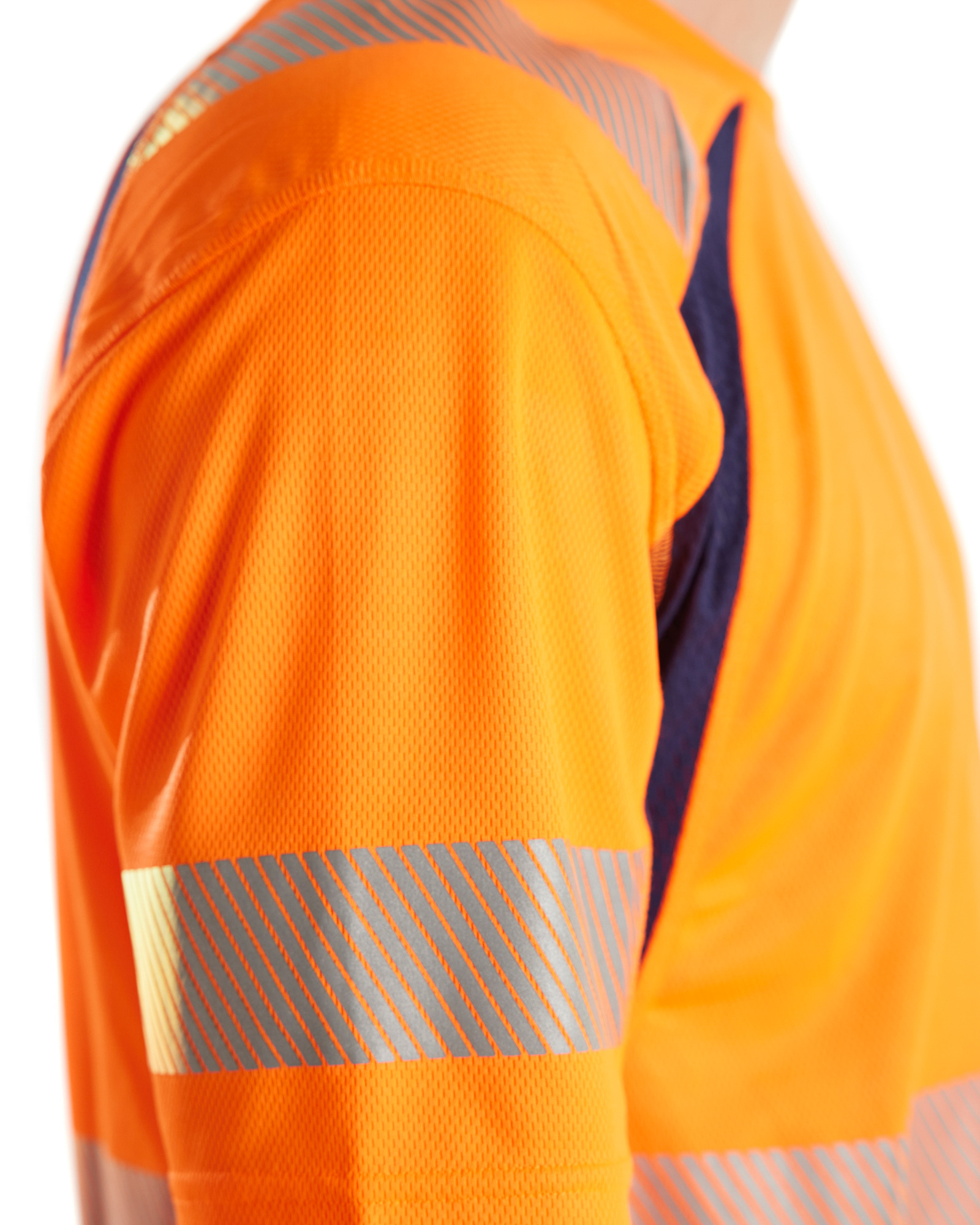 T-shirt haute-visibilité anti-UV Blåkläder 3397 Orange fluo/Marine Blaklader - 339710135389