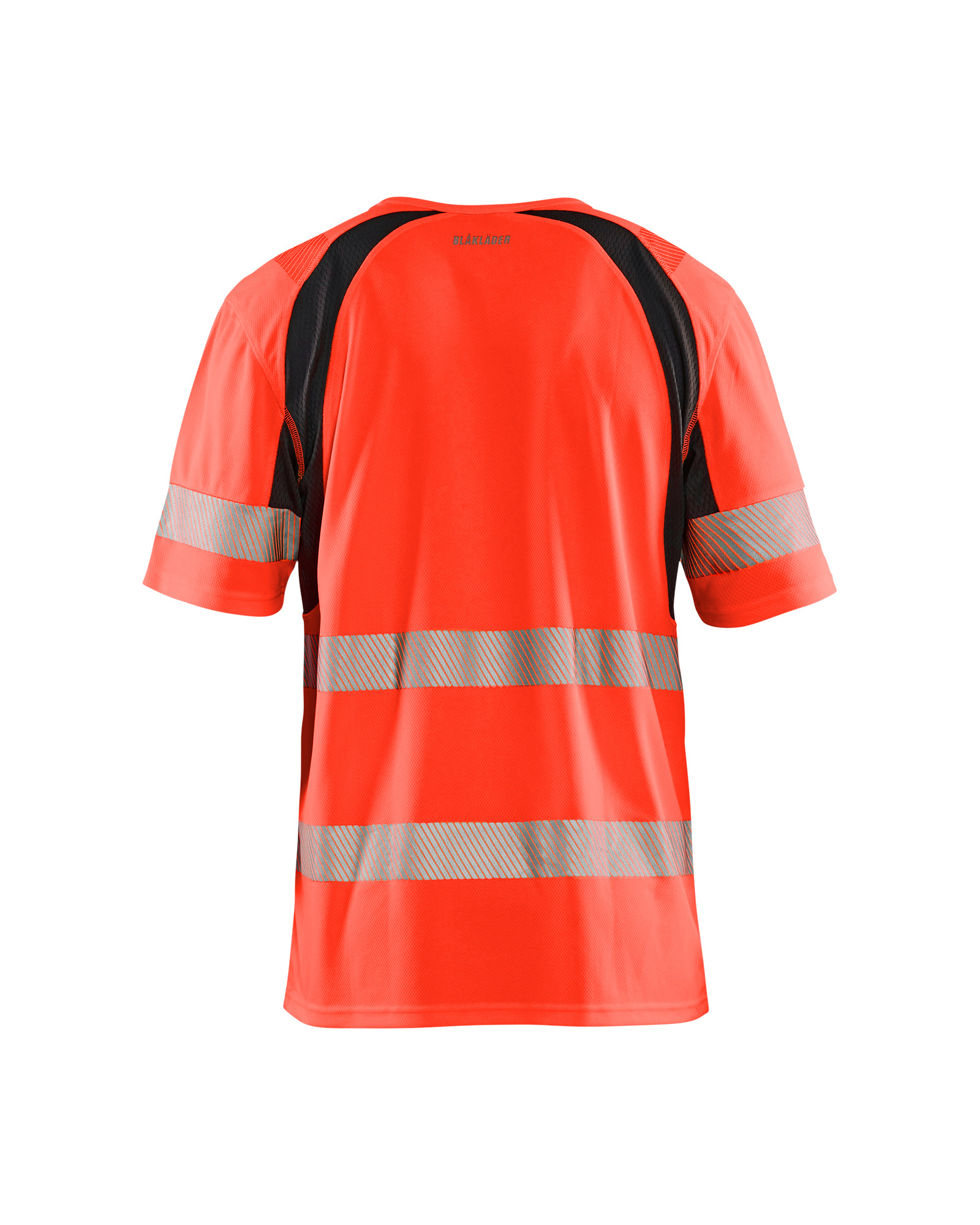 T-shirt haute-visibilité anti-UV Blåkläder 3397 Rouge fluo/Noir Blaklader - 339710135599