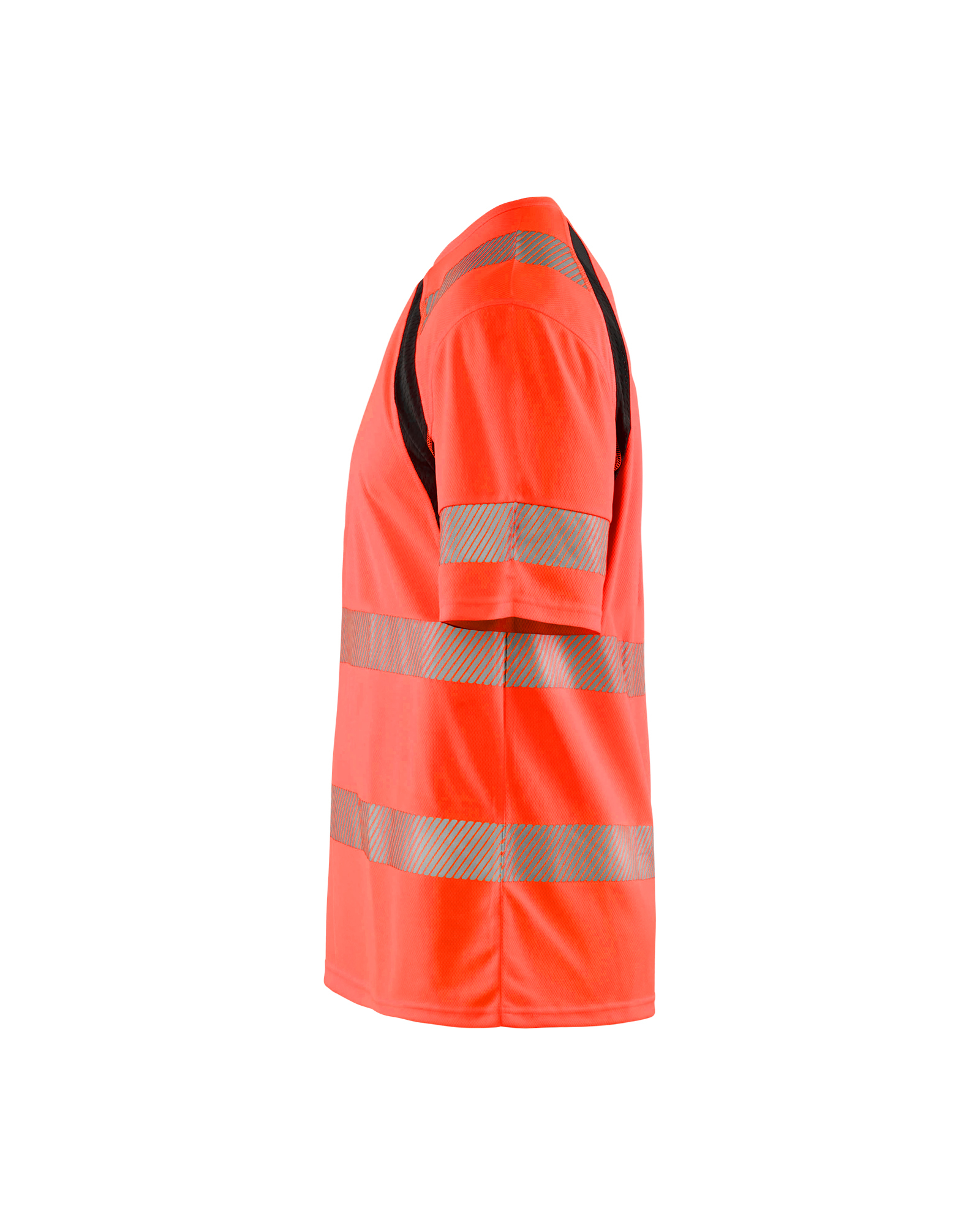 T-shirt haute-visibilité anti-UV Blåkläder 3397 Rouge fluo/Noir Blaklader - 339710135599