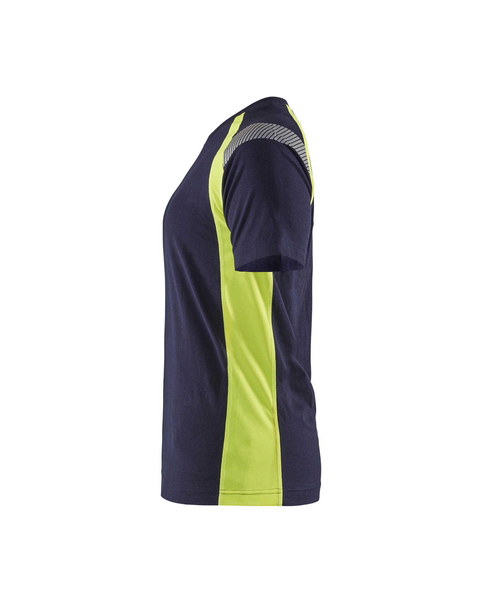 T-shirt détails fluo femme Blåkläder 3402 Marine/Jaune fluo Blaklader - 340210308833