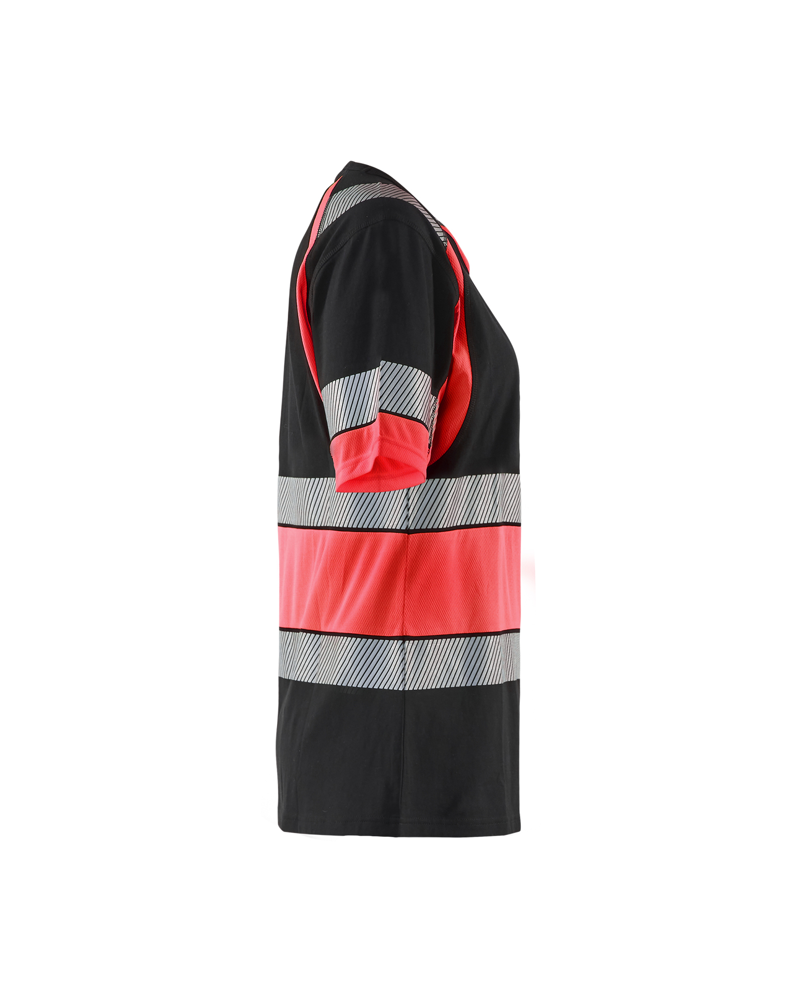 T-shirt haute-visibilité femme Blåkläder 3410 Noir/Rouge fluo Blaklader - 341010309955