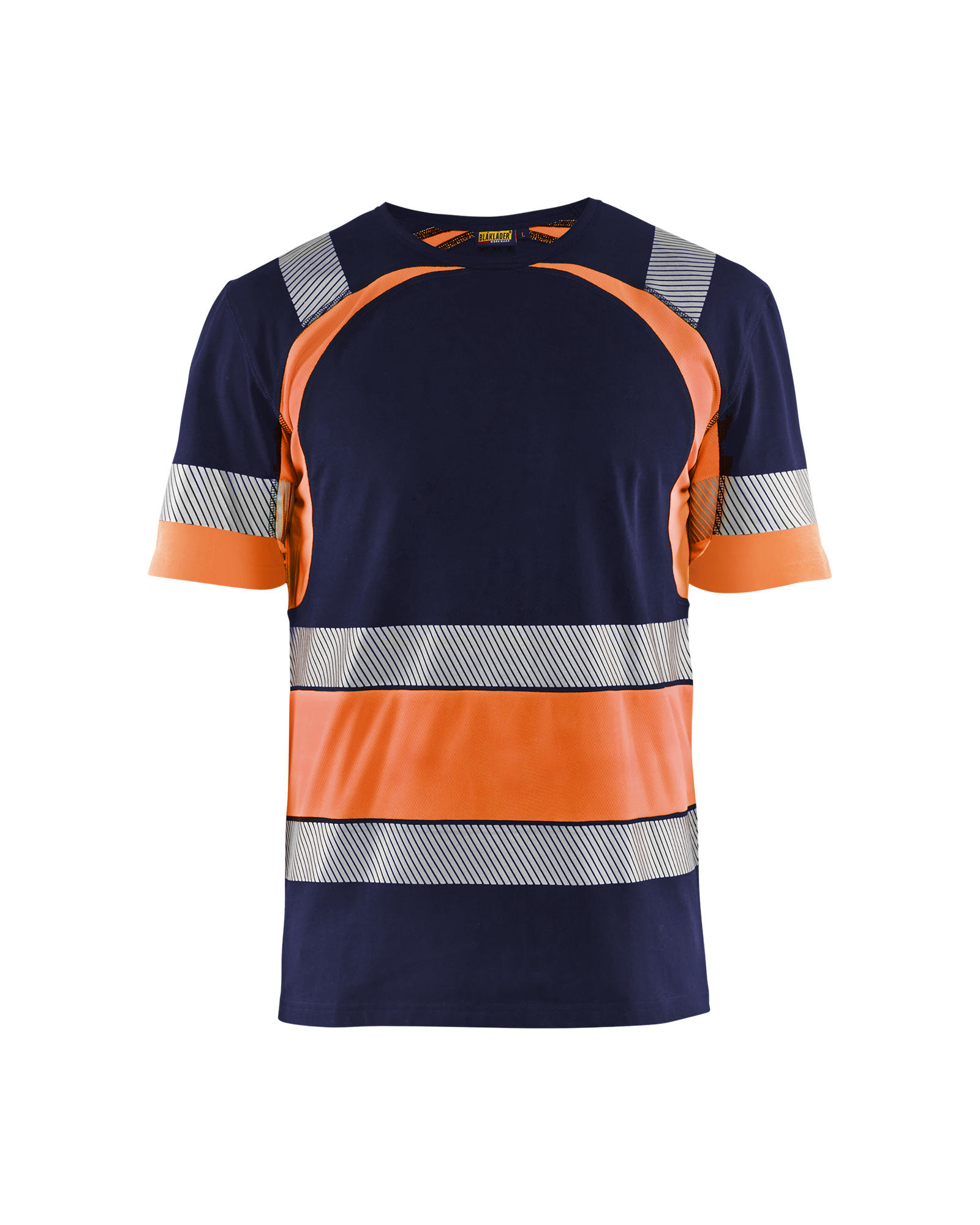 T-shirt haute-visibilité Blåkläder 3421 Marine/Orange fluo Blaklader - 342110308853