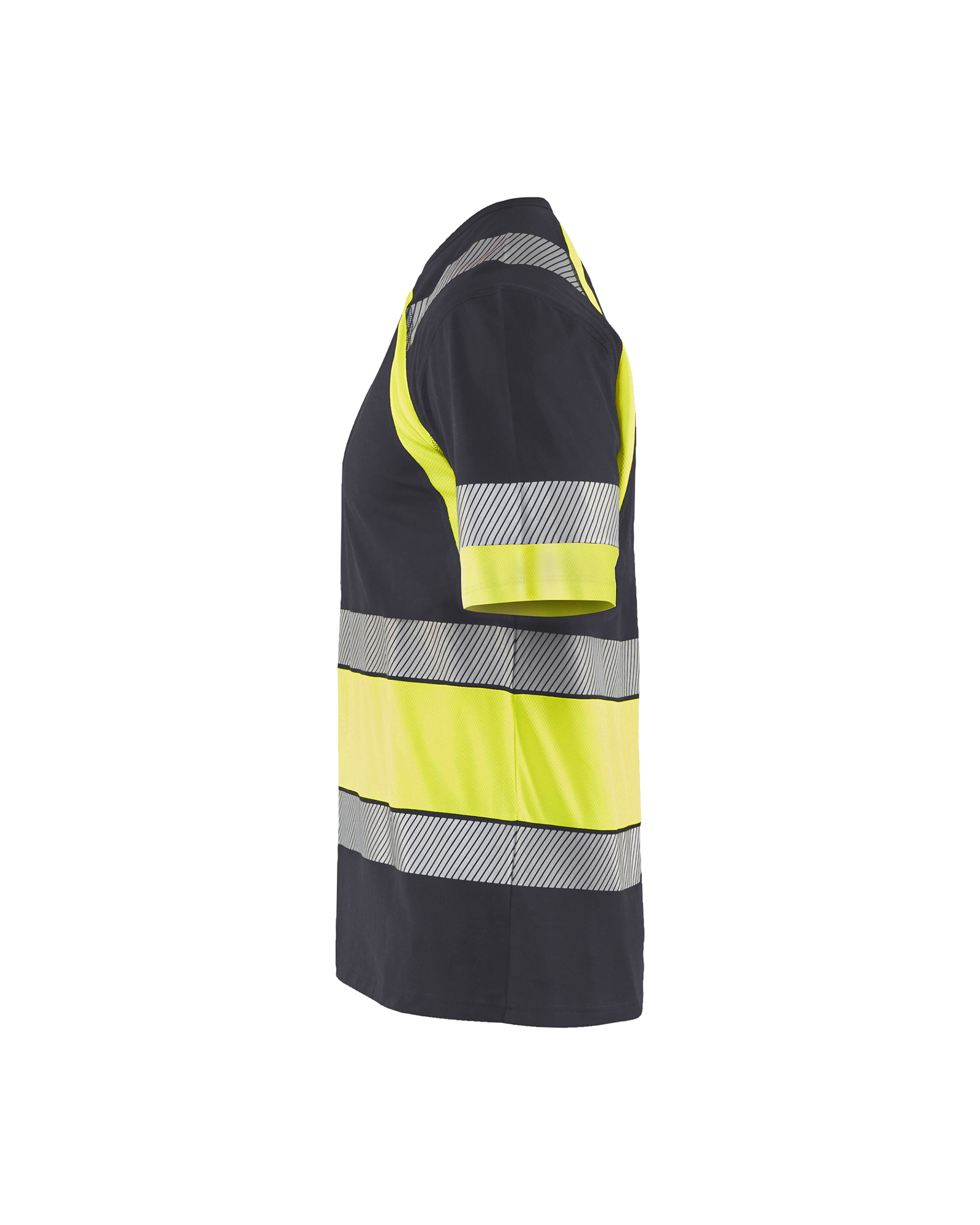 T-shirt haute-visibilité Blåkläder 3421 Gris moyen/Jaune fluo Blaklader - 342110309633
