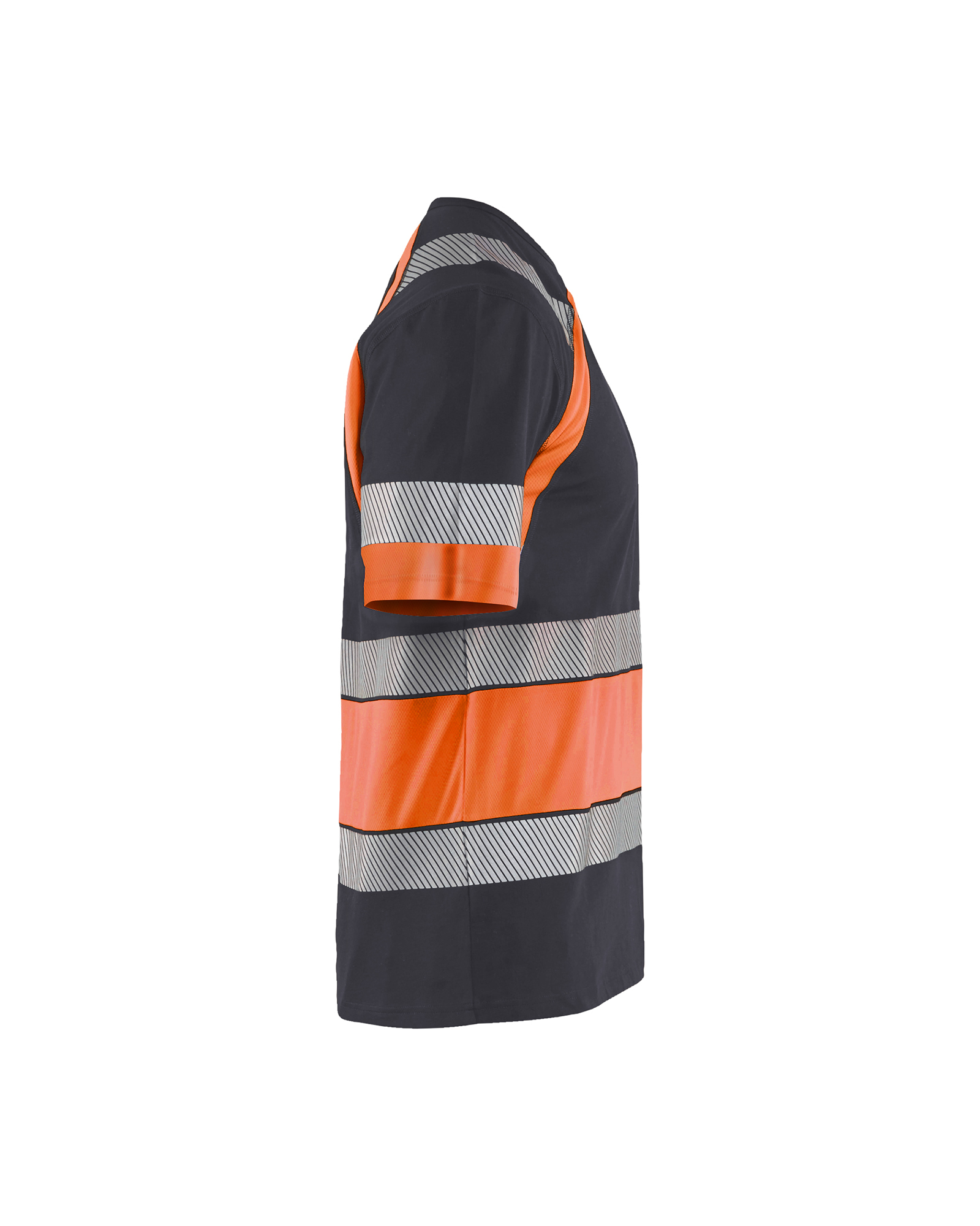 T-shirt haute-visibilité Blåkläder 3421 Gris moyen/Orange fluo Blaklader - 342110309653
