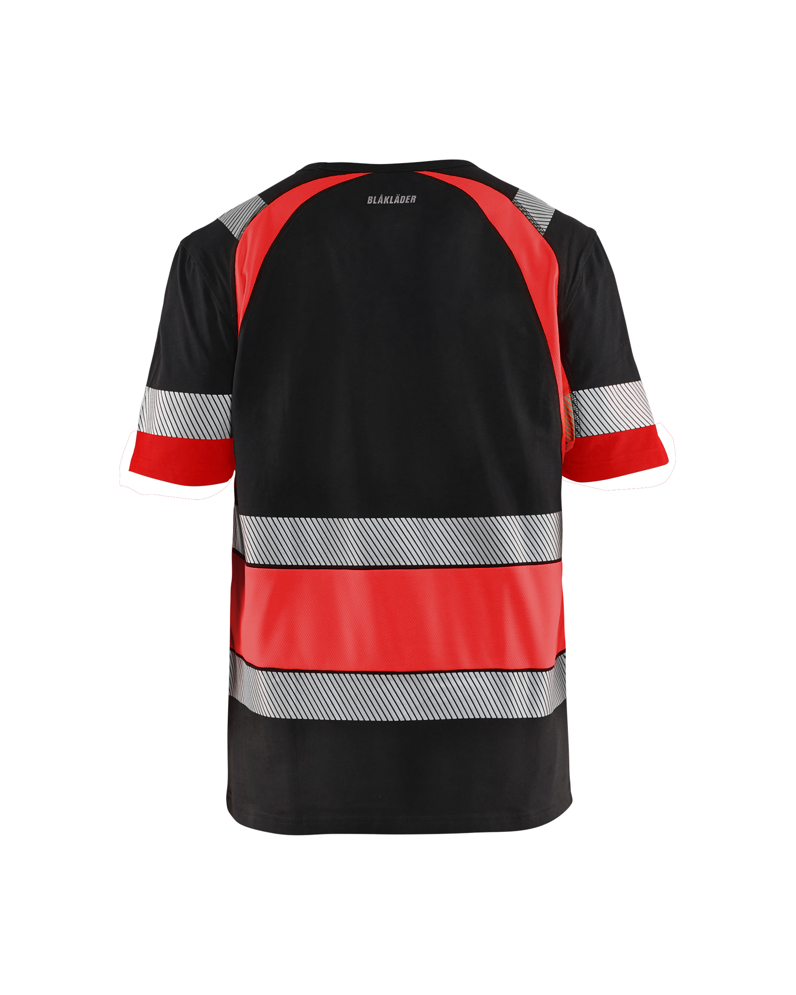 T-shirt haute-visibilité Blåkläder 3421 Noir/Rouge fluo Blaklader - 342110309955
